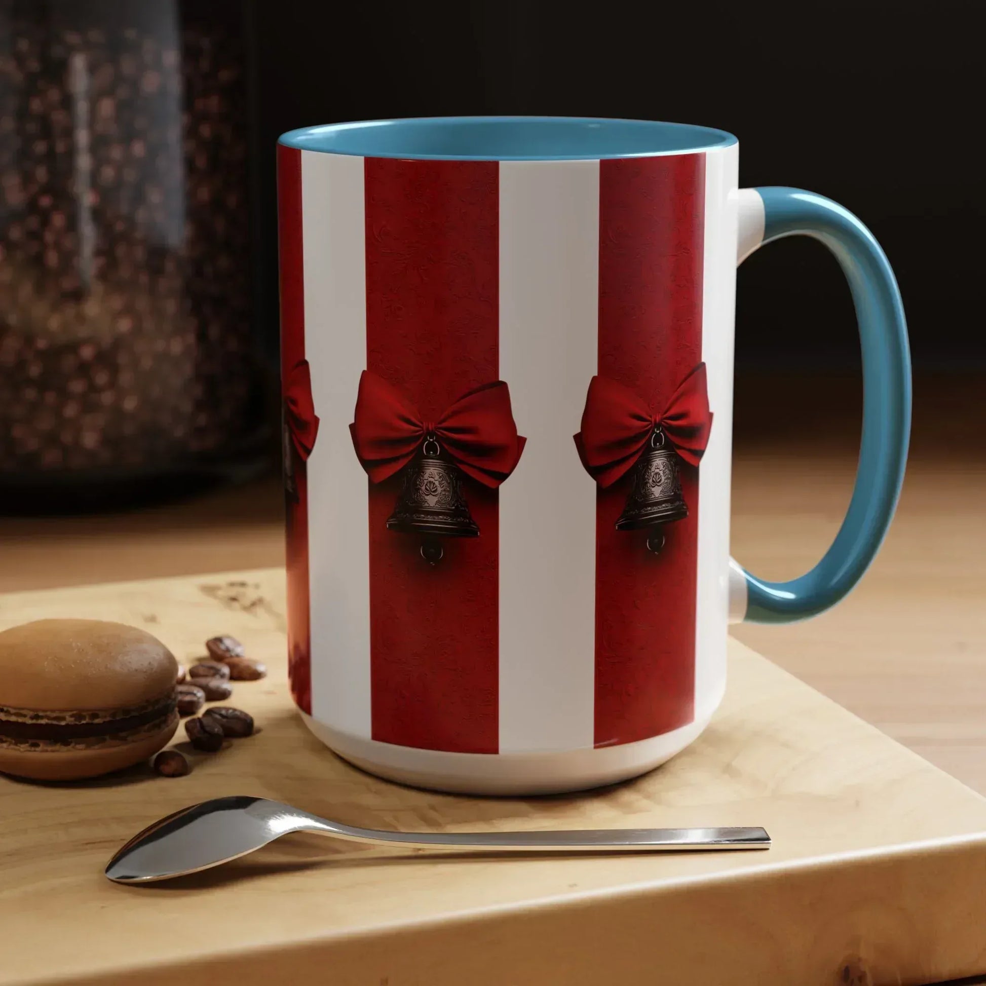 Holiday Bells Mug - Accent Coffee Mug (11, 15oz) - KARARMDESIGN