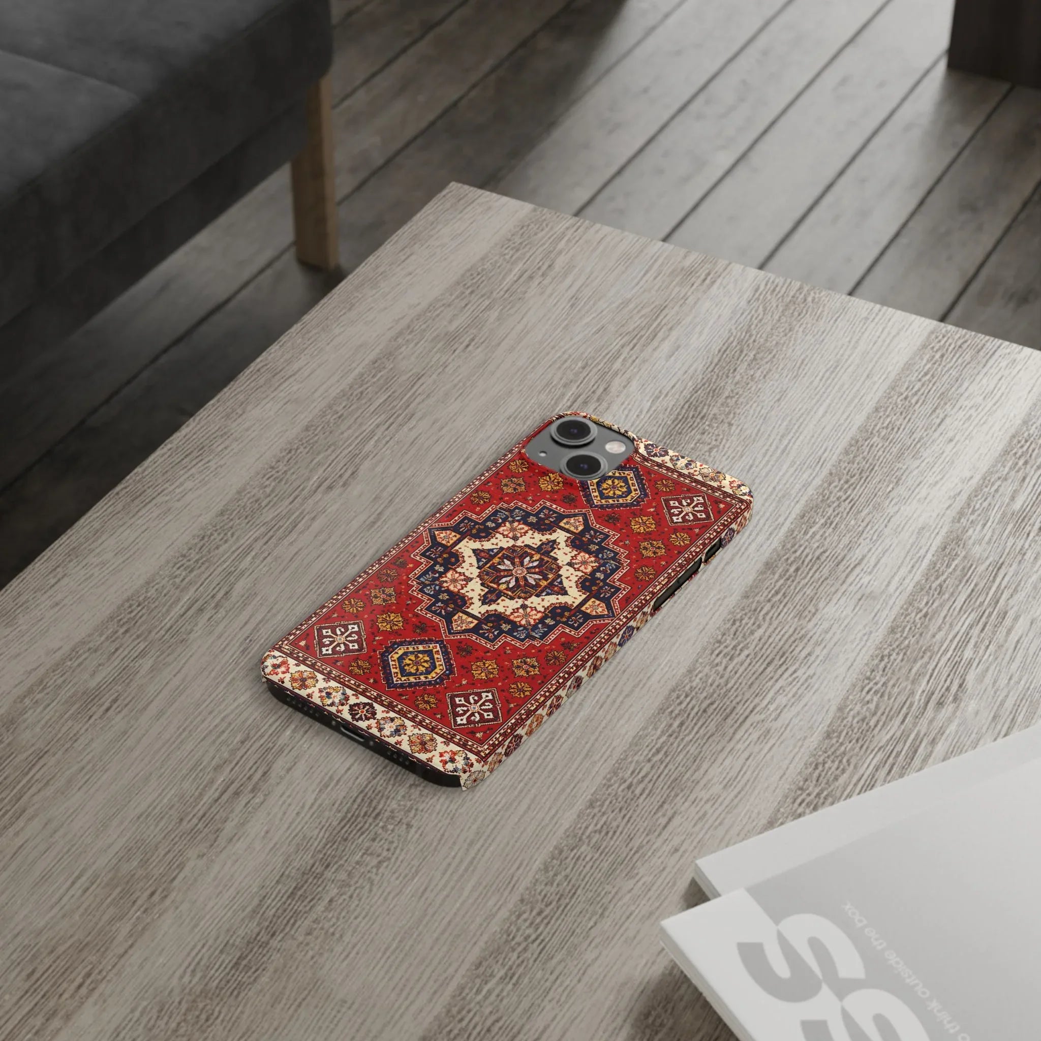Armenian Carpet Pattern Phone Case for iPhone 11-16 - KARARMDESIGN