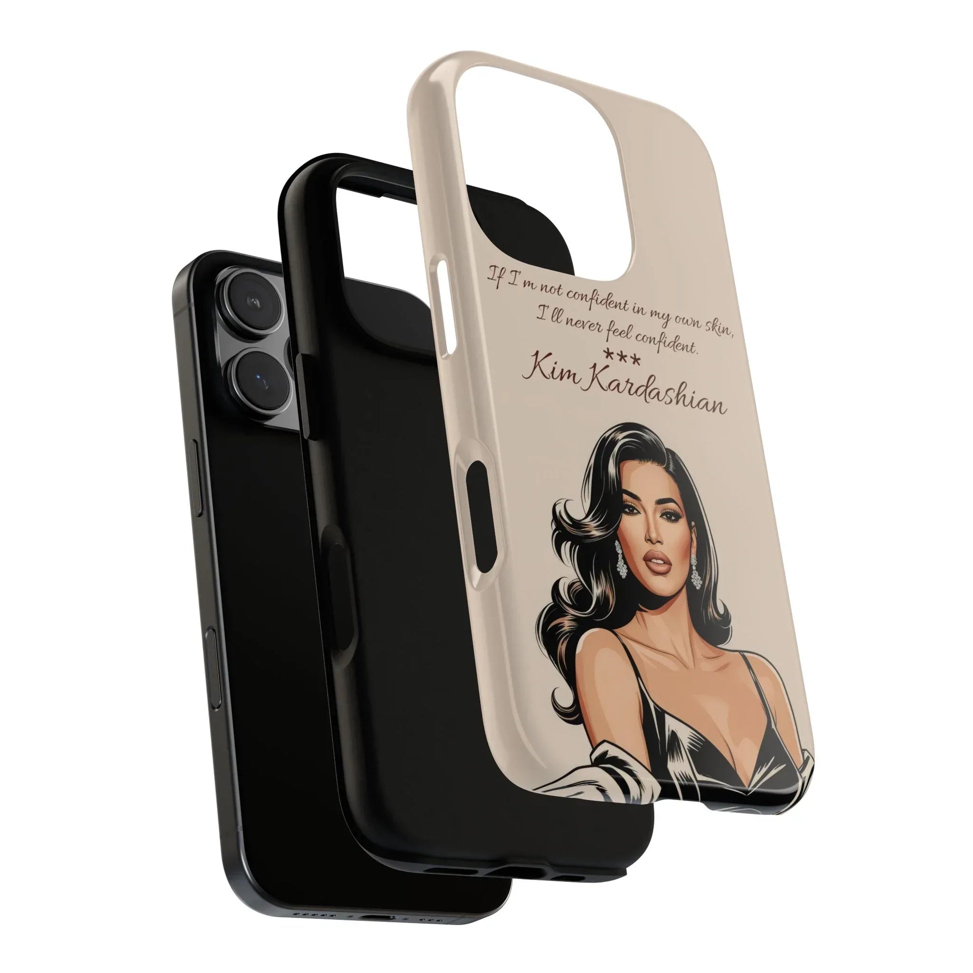 Kim Kardashian Quote Phone Case – Illustrated for iPhone 15-17 Models - KARARMDESIGN