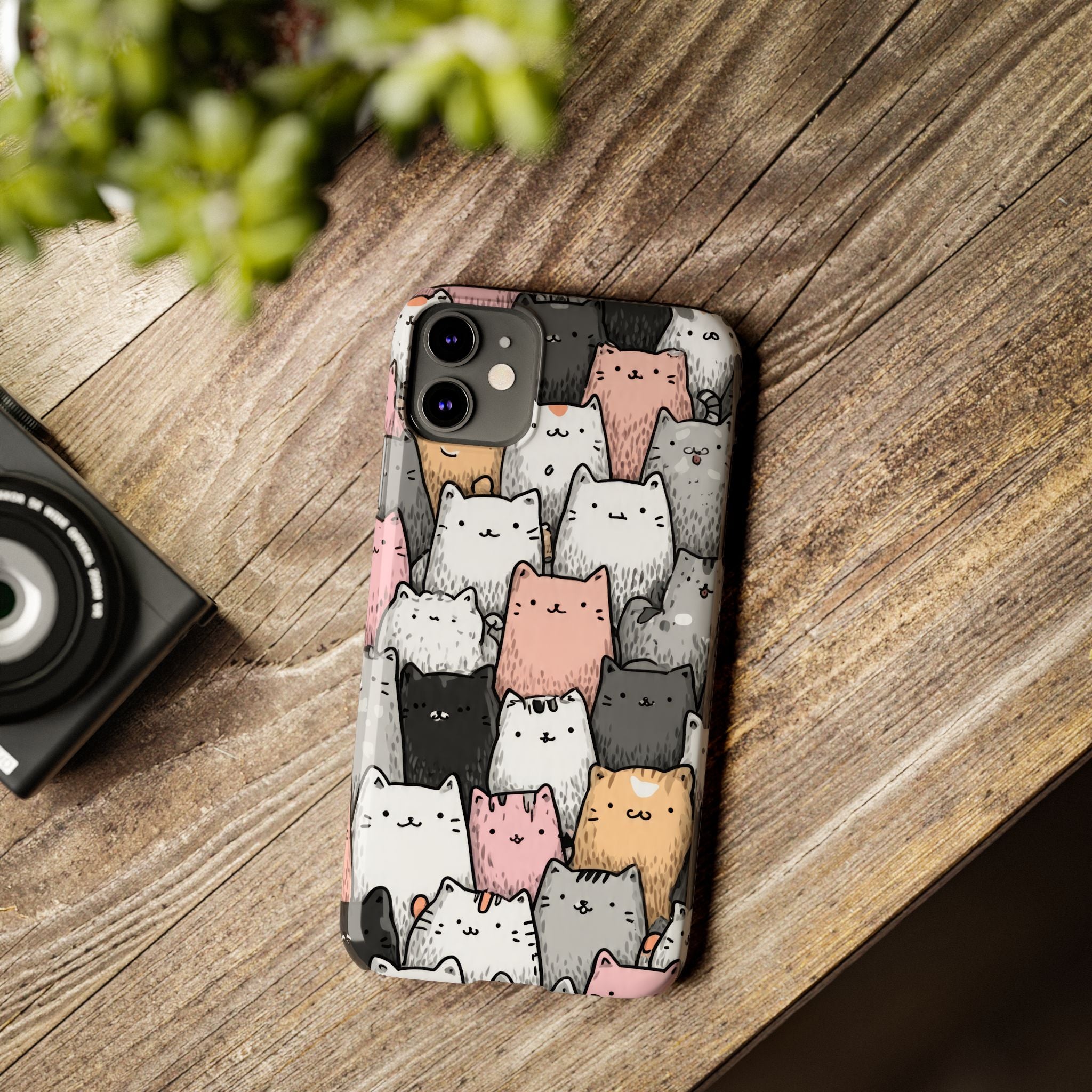 Cat Carnival Phone Case for iPhone 11-17 Models - KARARMDESIGN