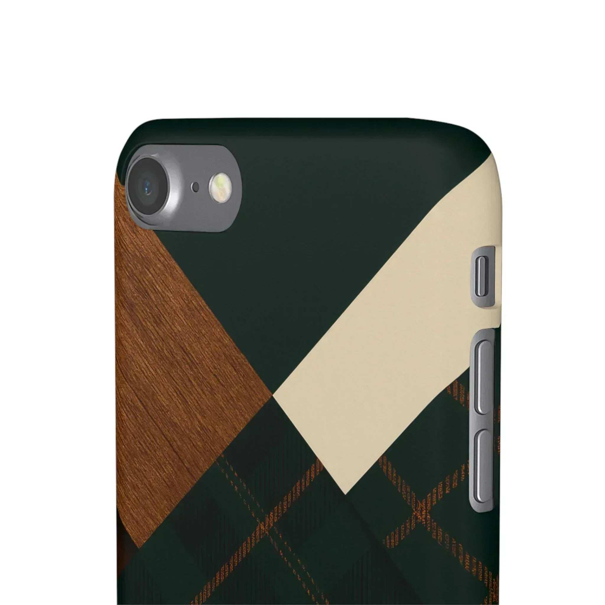 Rustic Green Phone Case for iPhone 8-16 and Galaxy S20-S24 - KARARMDESIGN