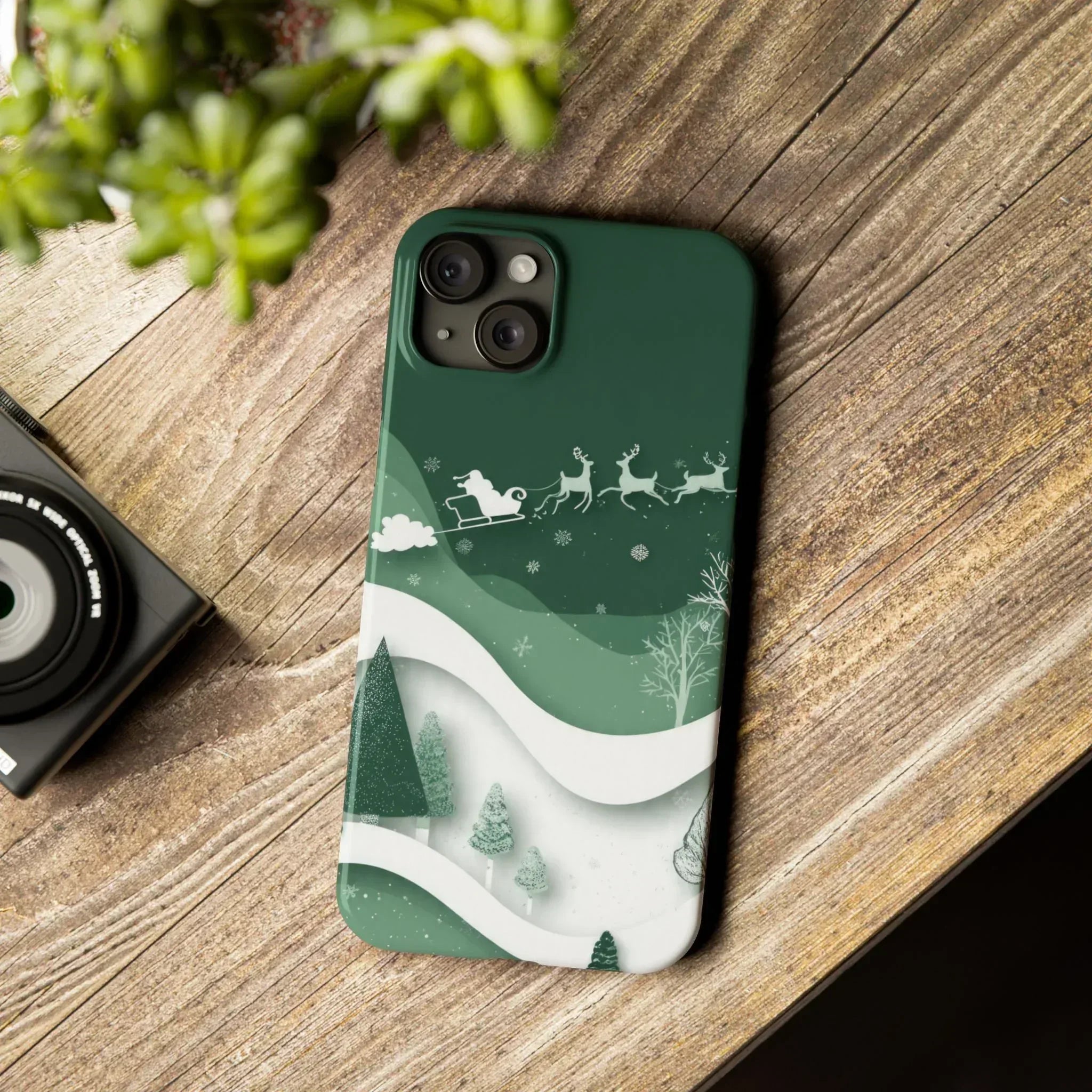 Evergreen Forest Phone Case for iPhone 11–17 - KARARMDESIGN