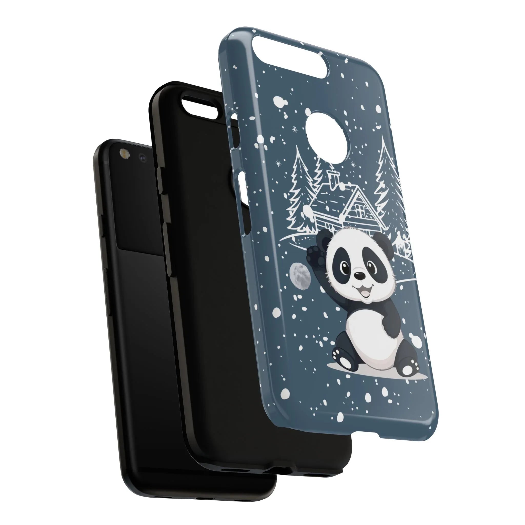 Cute Panda Phone Case for Samsung Galaxy and Google Pixel - KARARMDESIGN