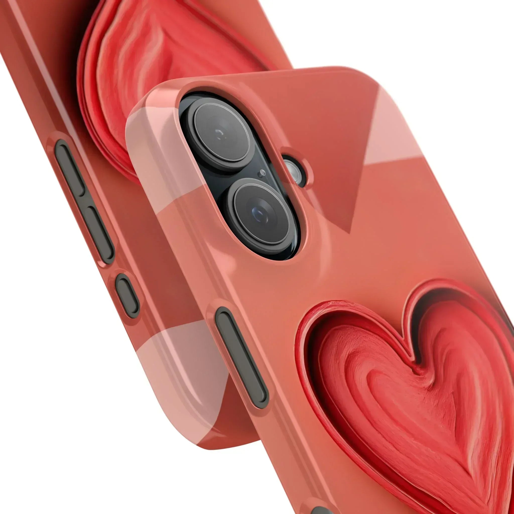 Heart Design Phone Case for iPhone 11-17 - KARARMDESIGN