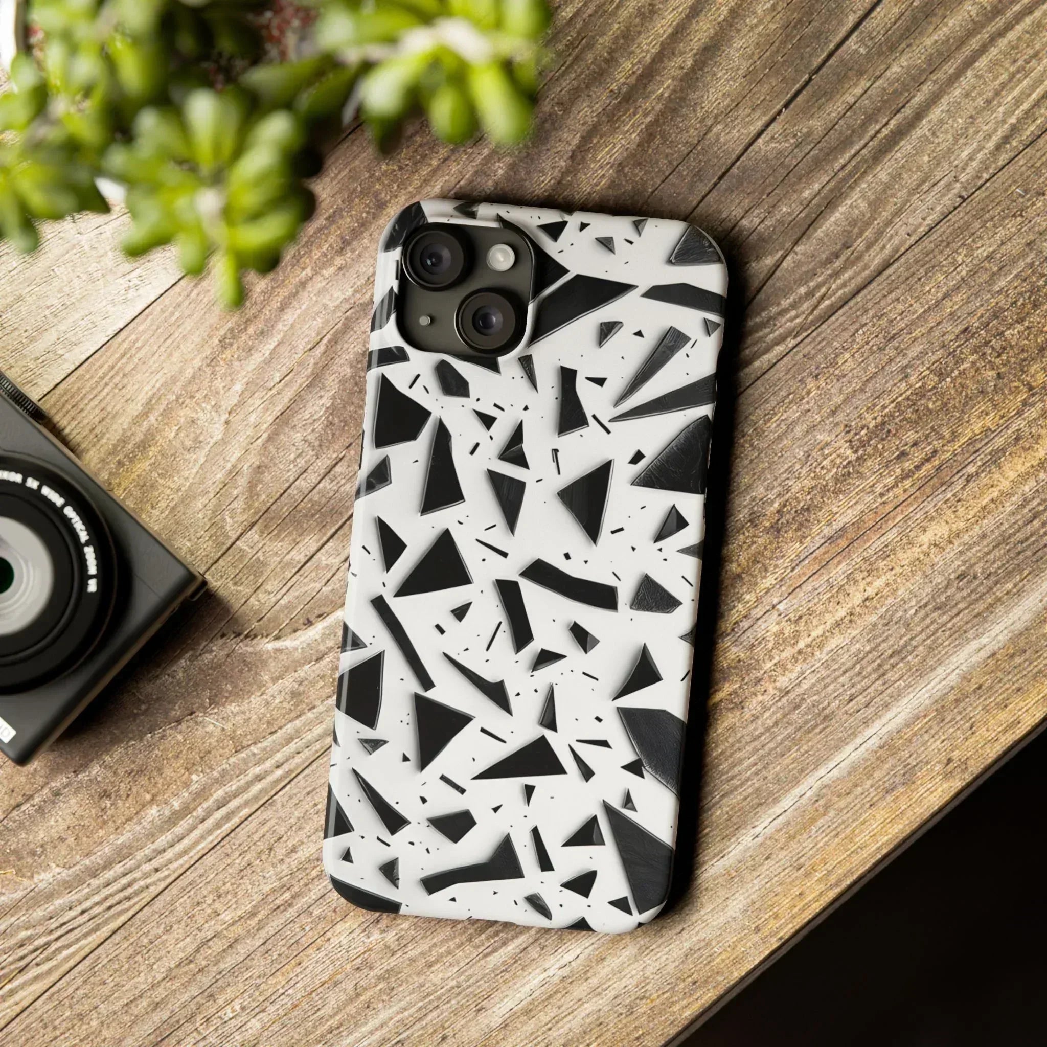 Abstract Slim Phone Case for iPhone 11-17 - KARARMDESIGN