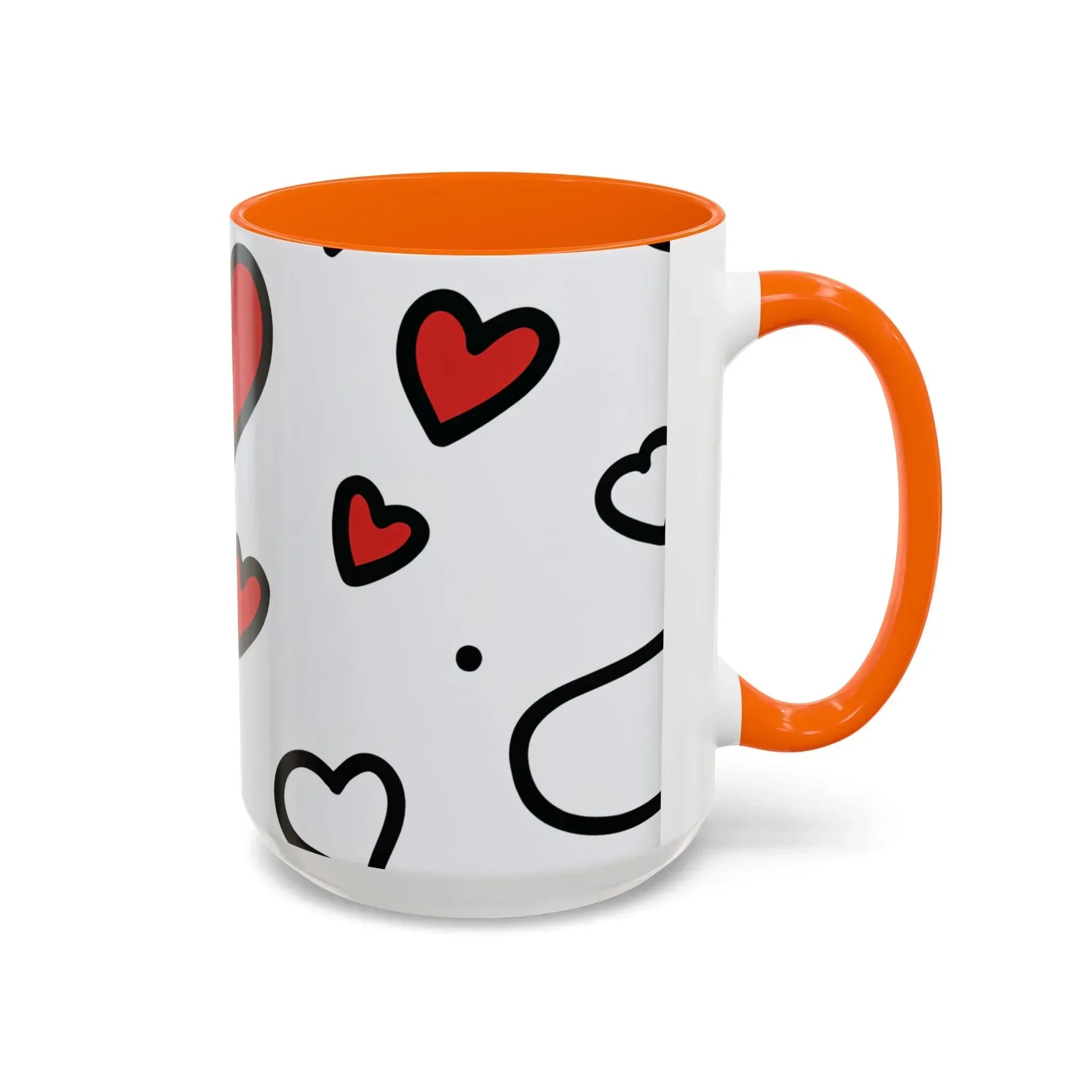 Love Overflow Mug – Accent Coffee Mug (11, 15oz) - KARARMDESIGN