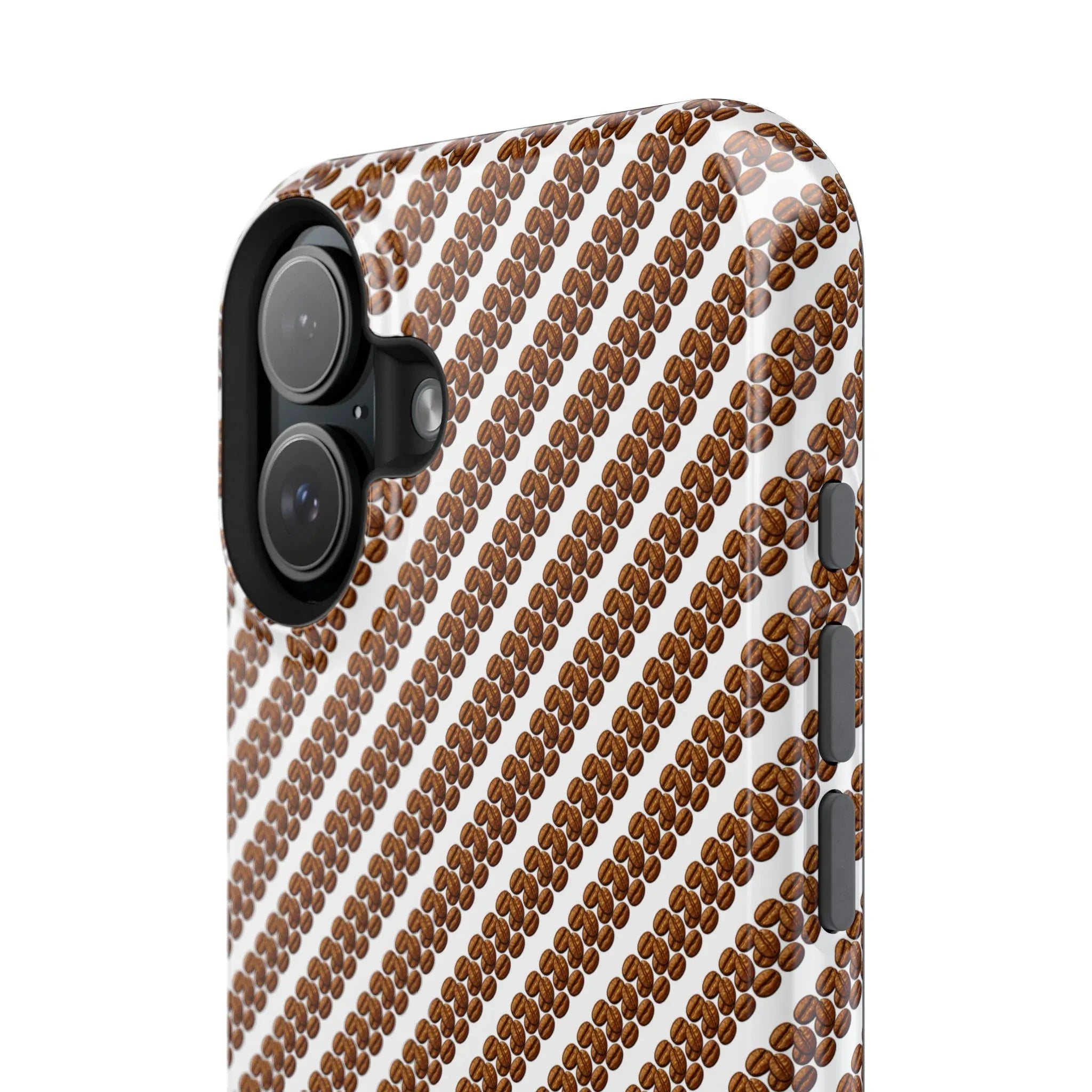 Stylish Coffee Pattern Phone Case for iPhone 11–17 and Galaxy S21–S22 - KARARMDESIGN