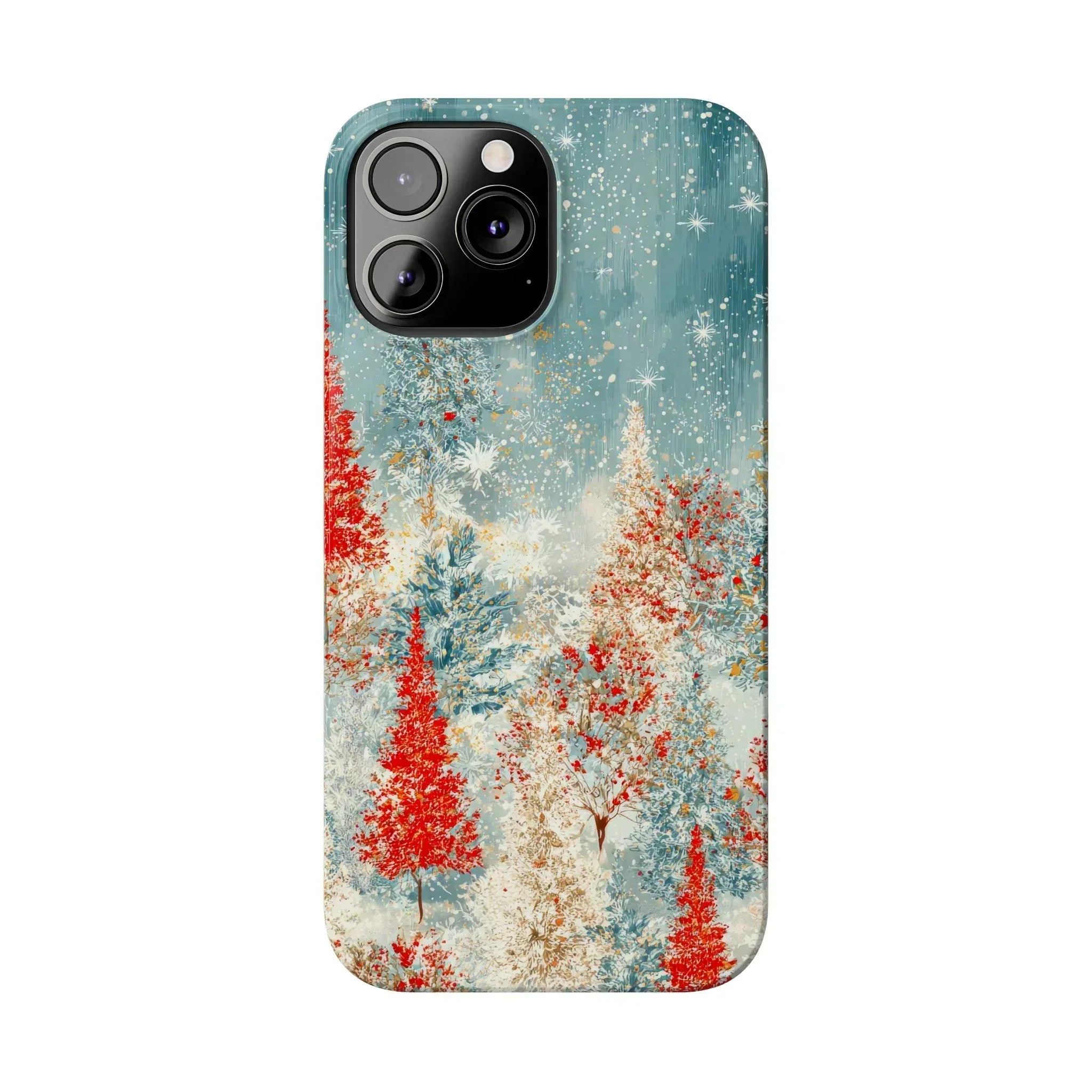 Snowy Forest Phone Case for iPhone 11-17 - KARARMDESIGN