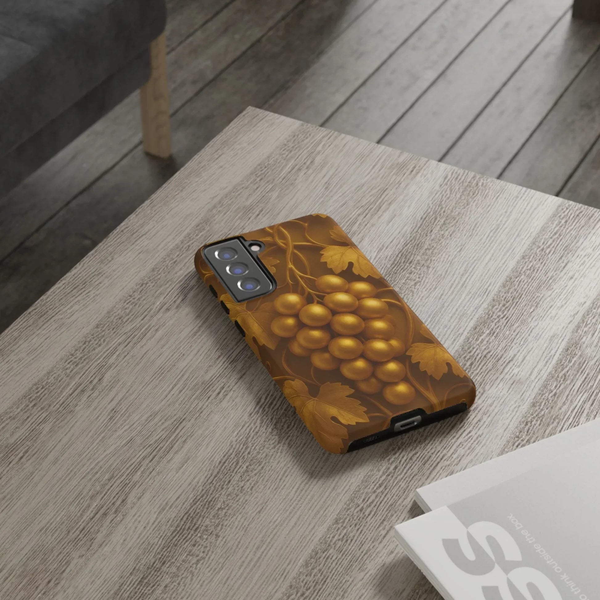 Golden Grapes Phone Case for Samsung Galaxy S10-S25 Models - KarArmDesign