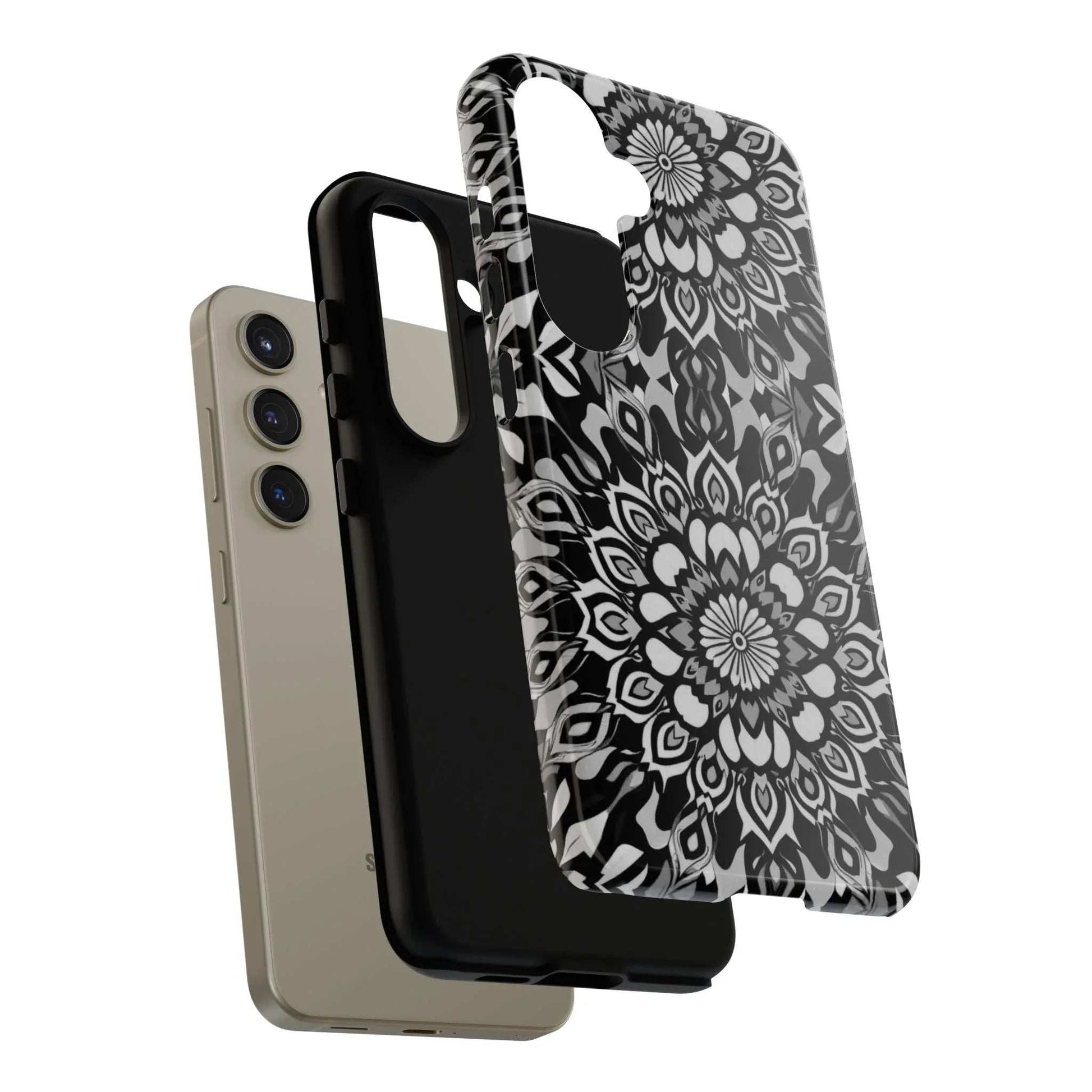 Mandala Phone Case for iPhone and Galaxy - KARARMDESIGN