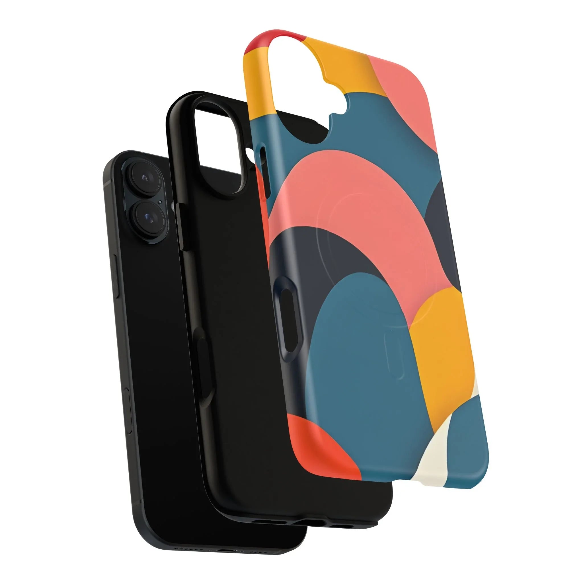 Colorful Abstract Art Phone Case for iPhone 13-17 - KARARMDESIGN