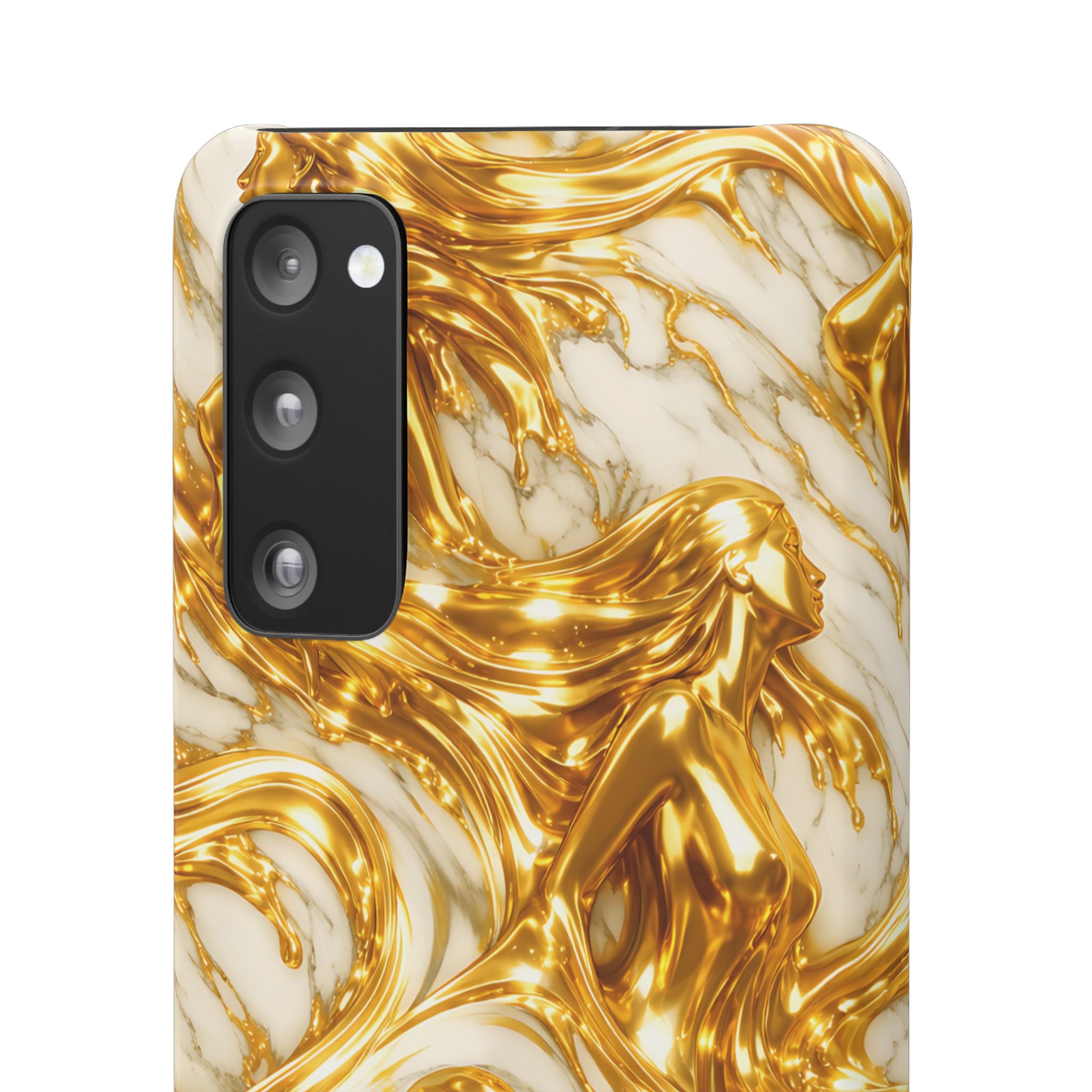 Divine Gold Woman Snap Phone Case for iPhone & Galaxy