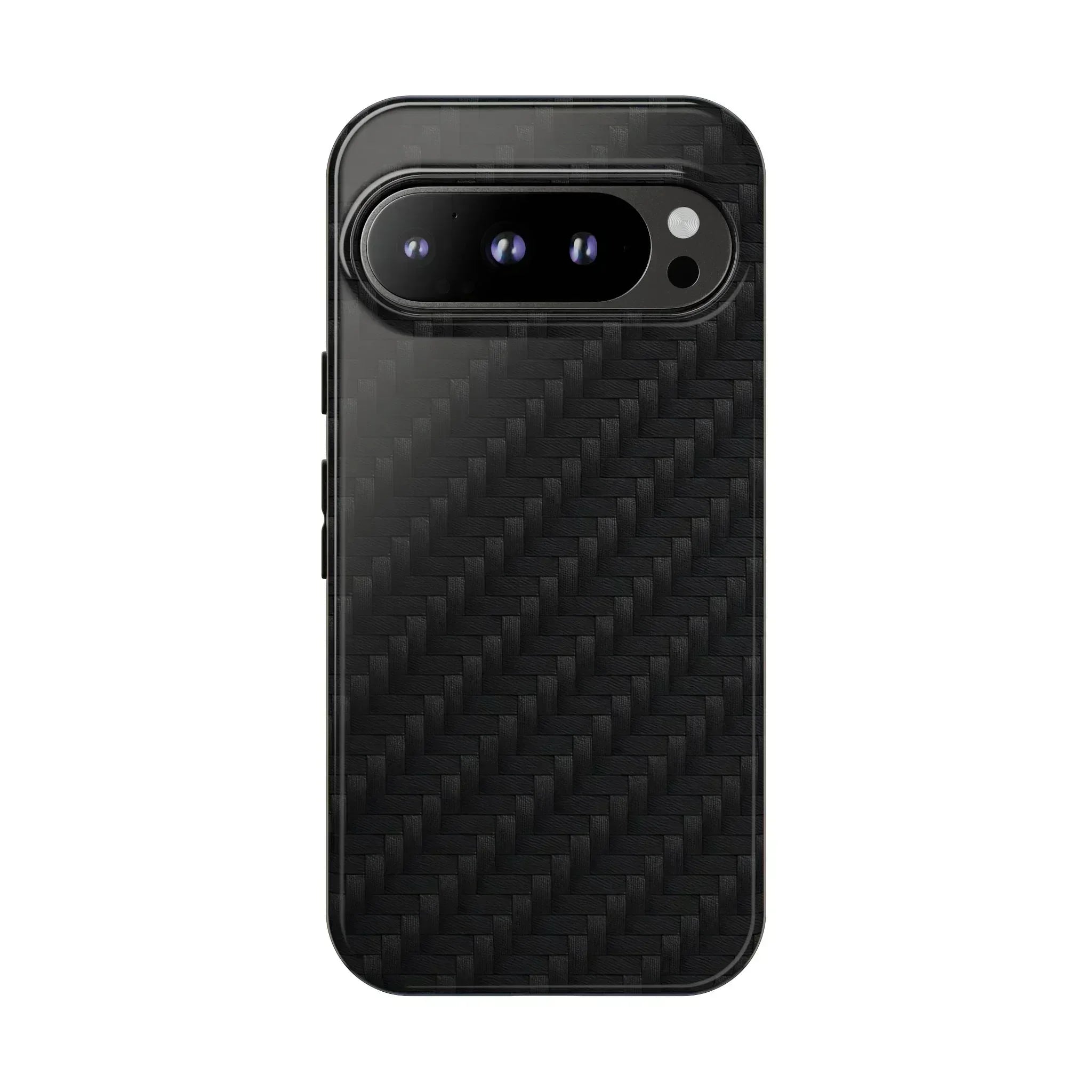 Black Carbon Phone Case for iPhone 8-16 and Google Pixel up to 9 - KARARMDESIGN