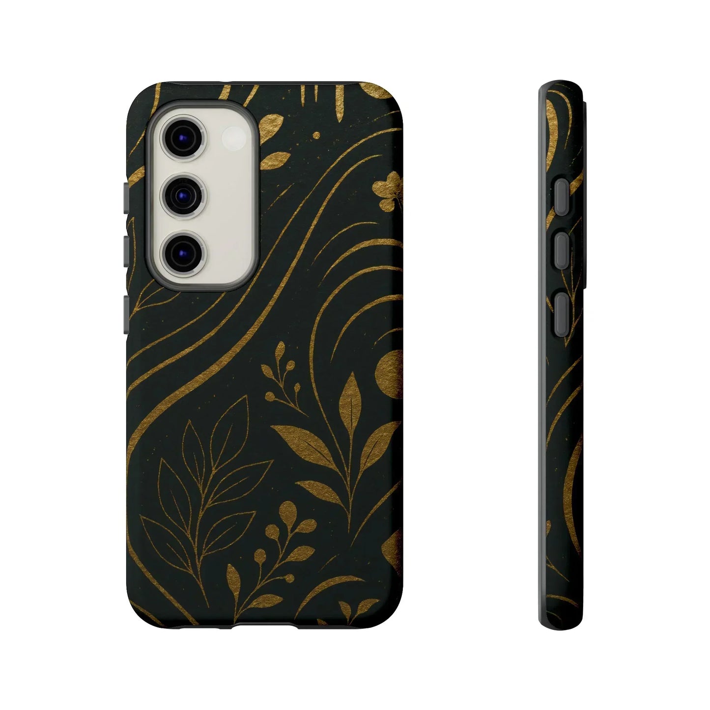 Foil Frenzy Abstract Gold Pattern Phone Case for Samsung Galaxy and Google Pixel - KarArmDesign