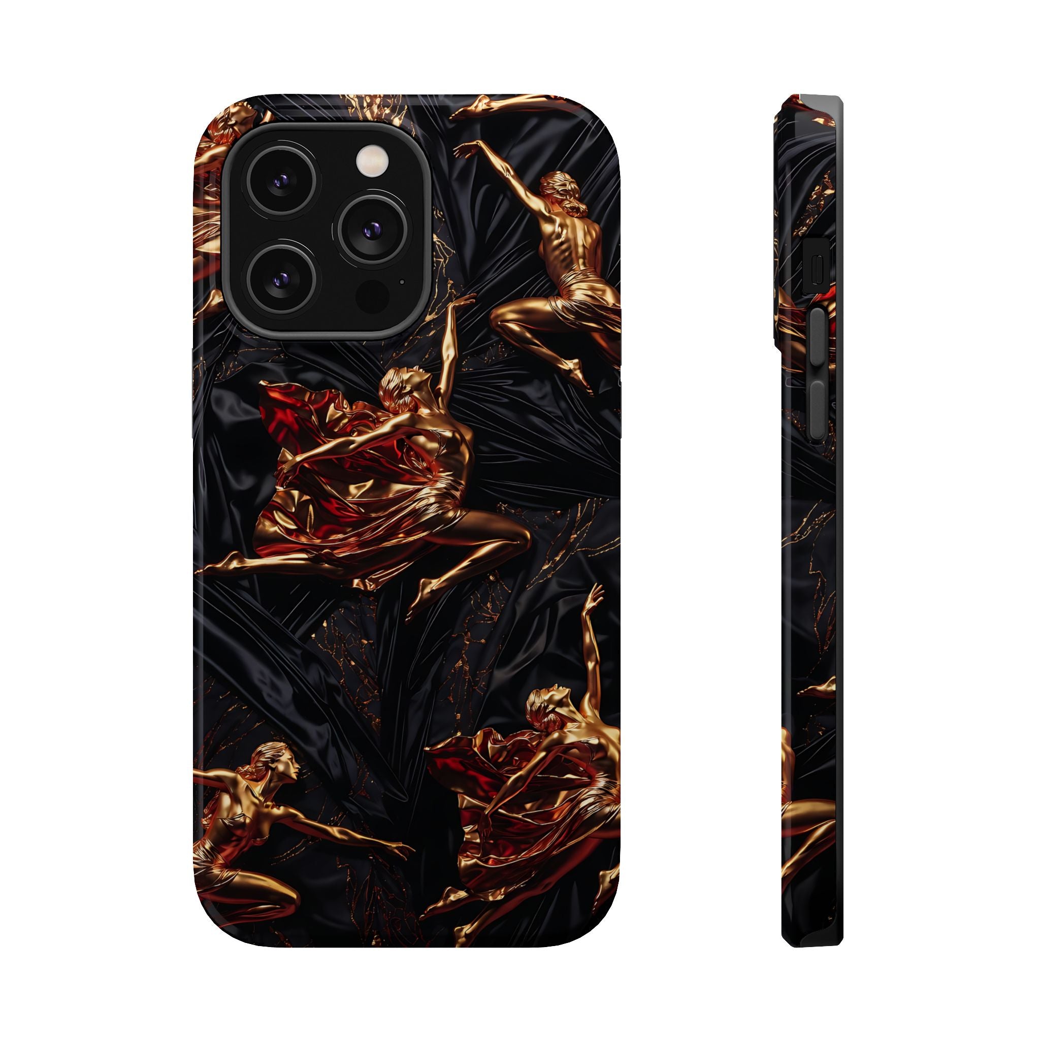 Gold Sculpture Phone Case for iPhone 13-17 & Samsung Galaxy S26