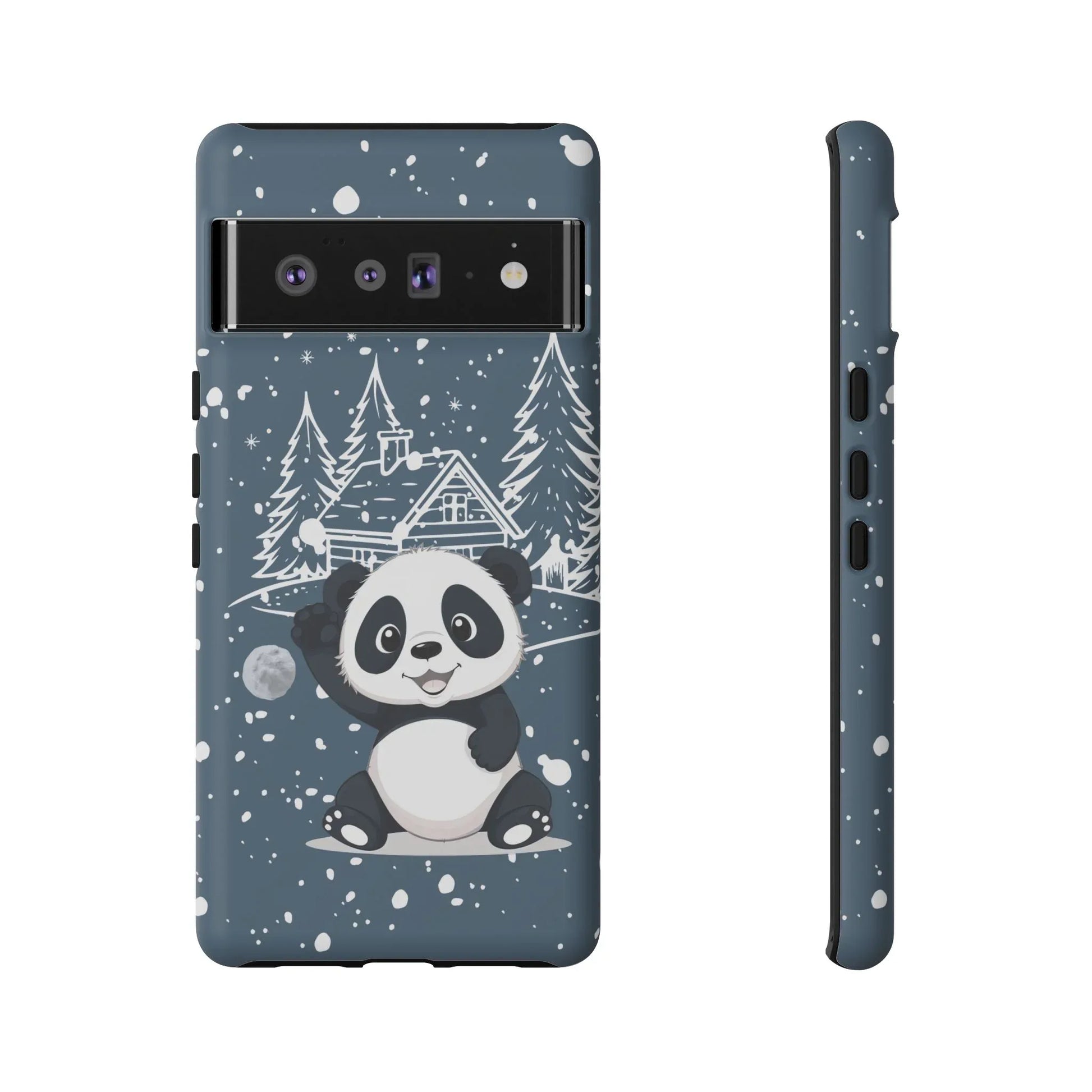 Cute Panda Phone Case for Samsung Galaxy and Google Pixel - KARARMDESIGN