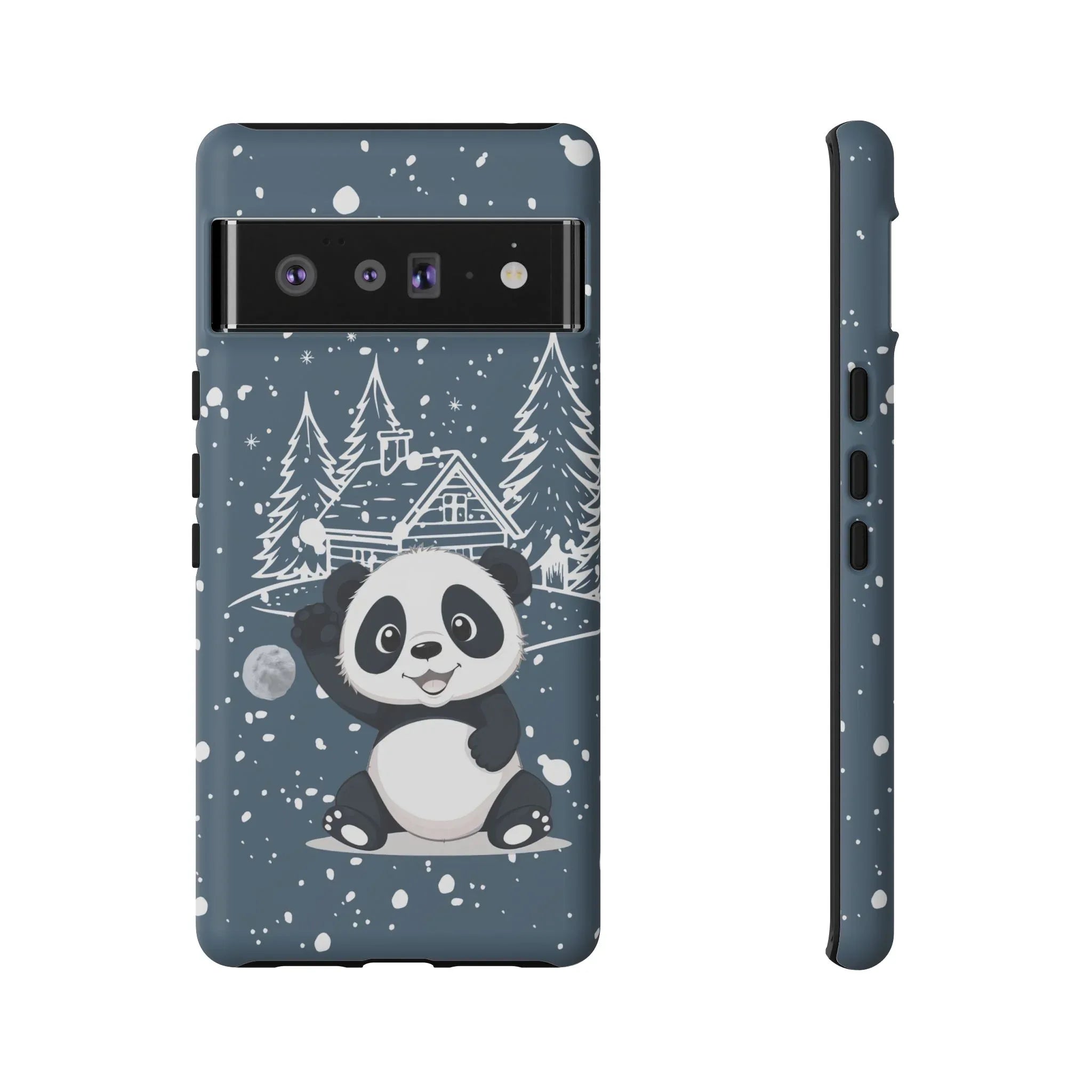 Cute Panda Phone Case for Samsung Galaxy and Google Pixel - KARARMDESIGN