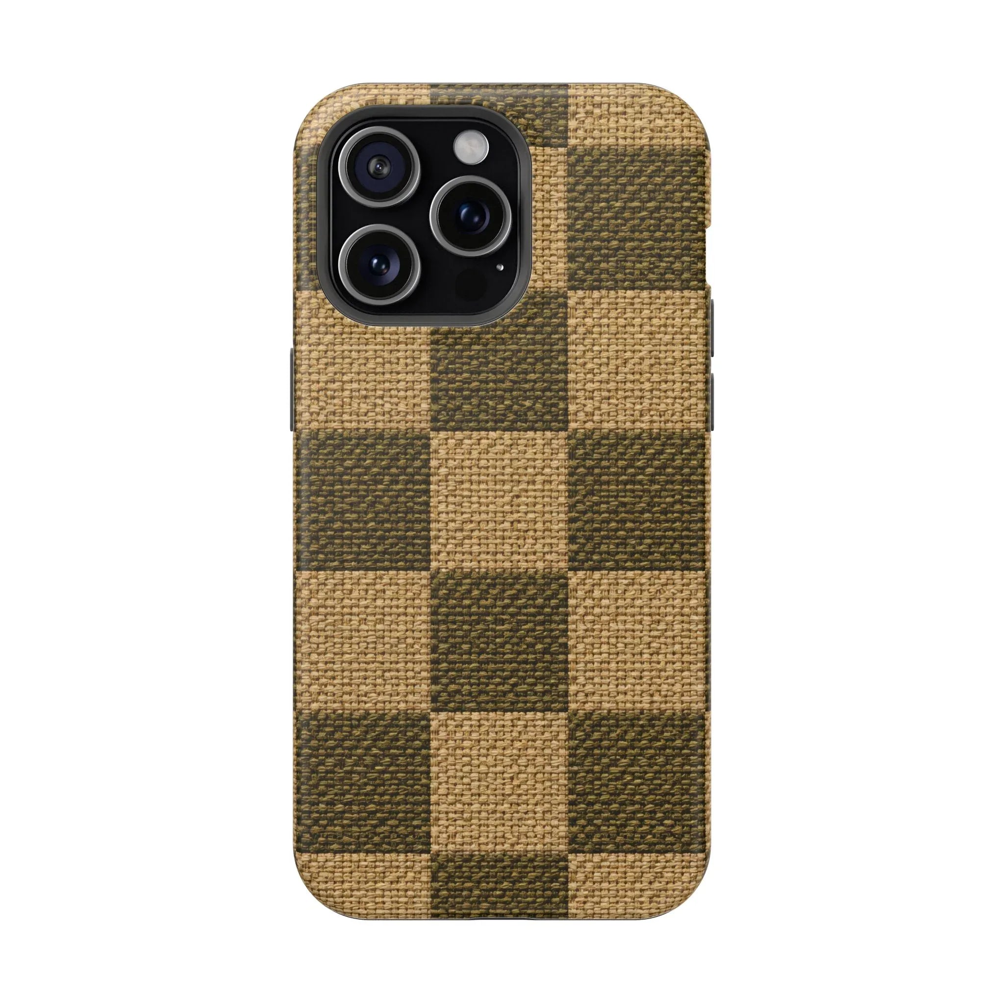 Rustic Woven Phone Case for iPhone 11-17 and Galaxy S21-S22 - KARARMDESIGN