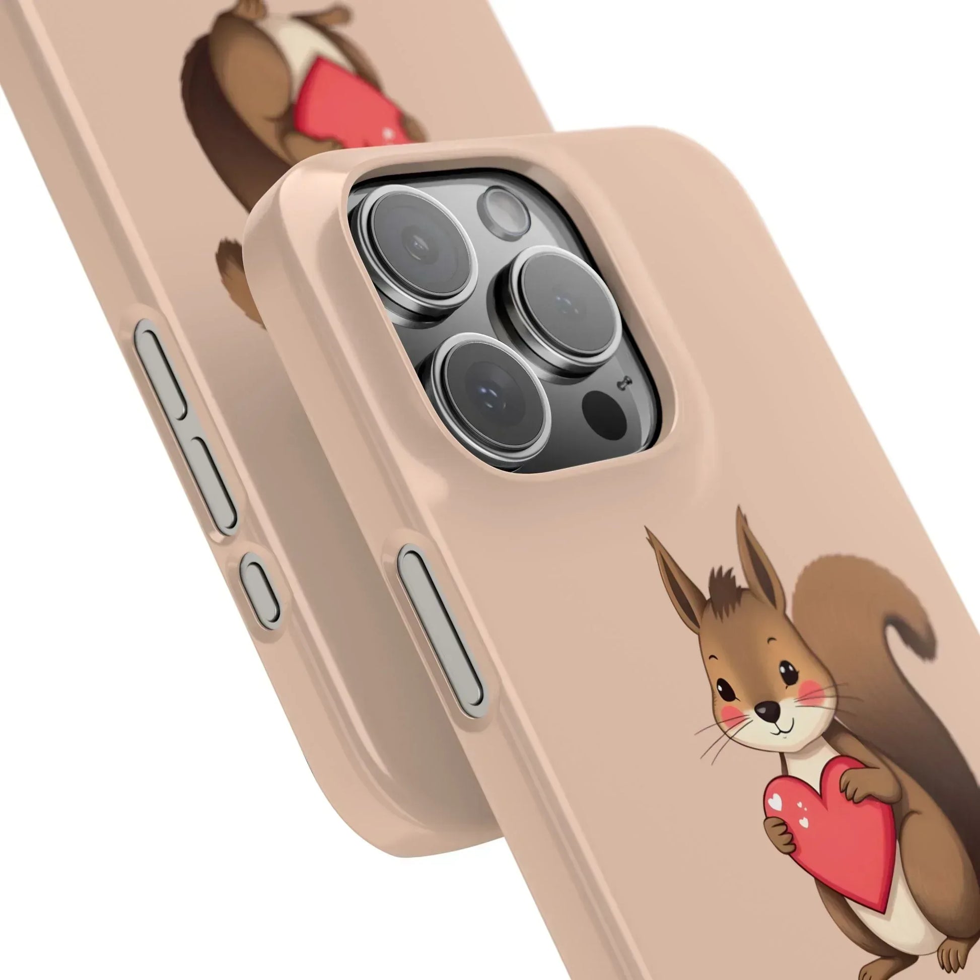 Cute Squirrel Phone Case for iPhone 11-17 - KARARMDESIGN