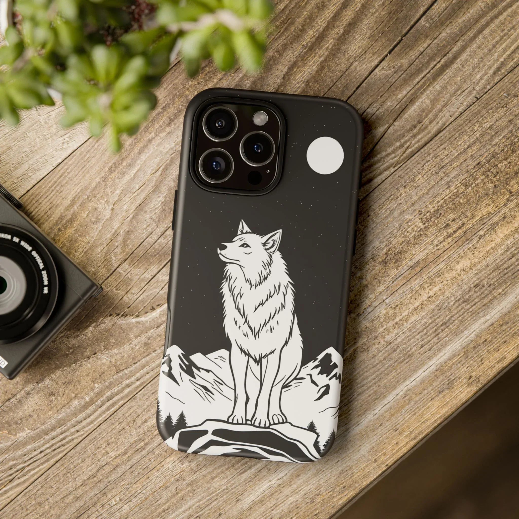 Majestic Wolf Phone Case for iPhone and Galaxy - KARARMDESIGN