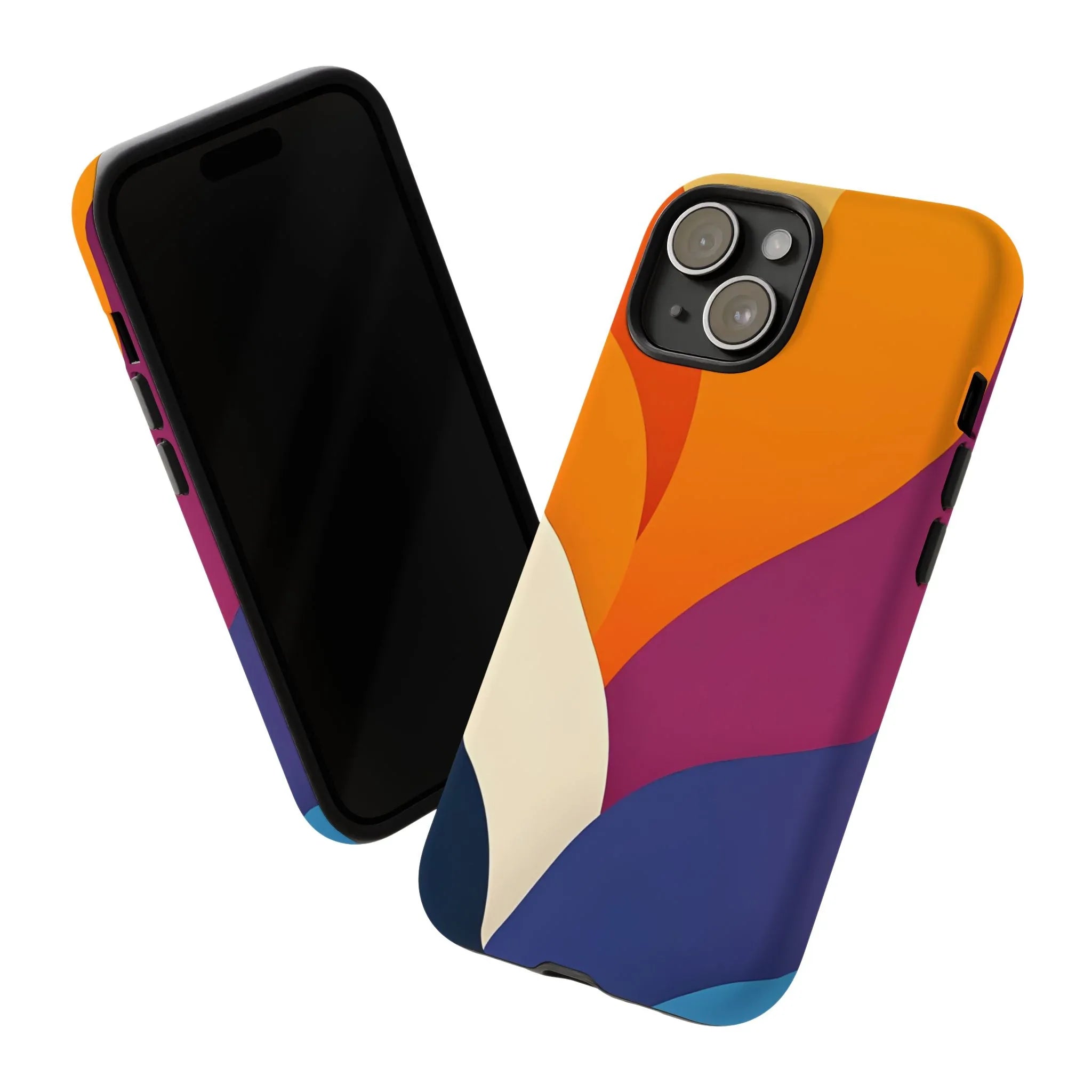 Vibrant Abstract Design Phone Case for iPhone and Galaxy - KARARMDESIGN