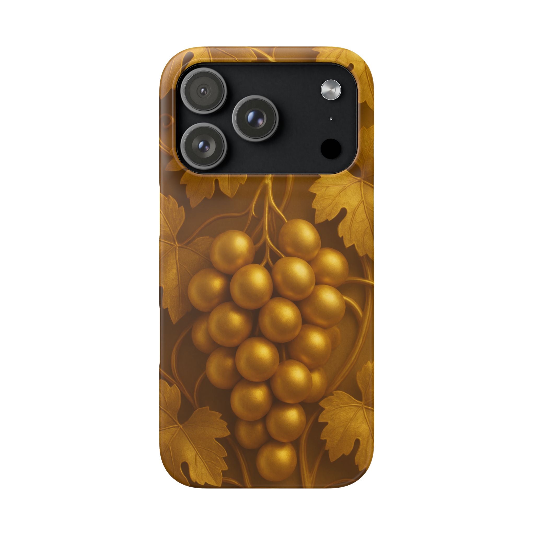 Golden Grapes Phone Case for iPhone 8–17