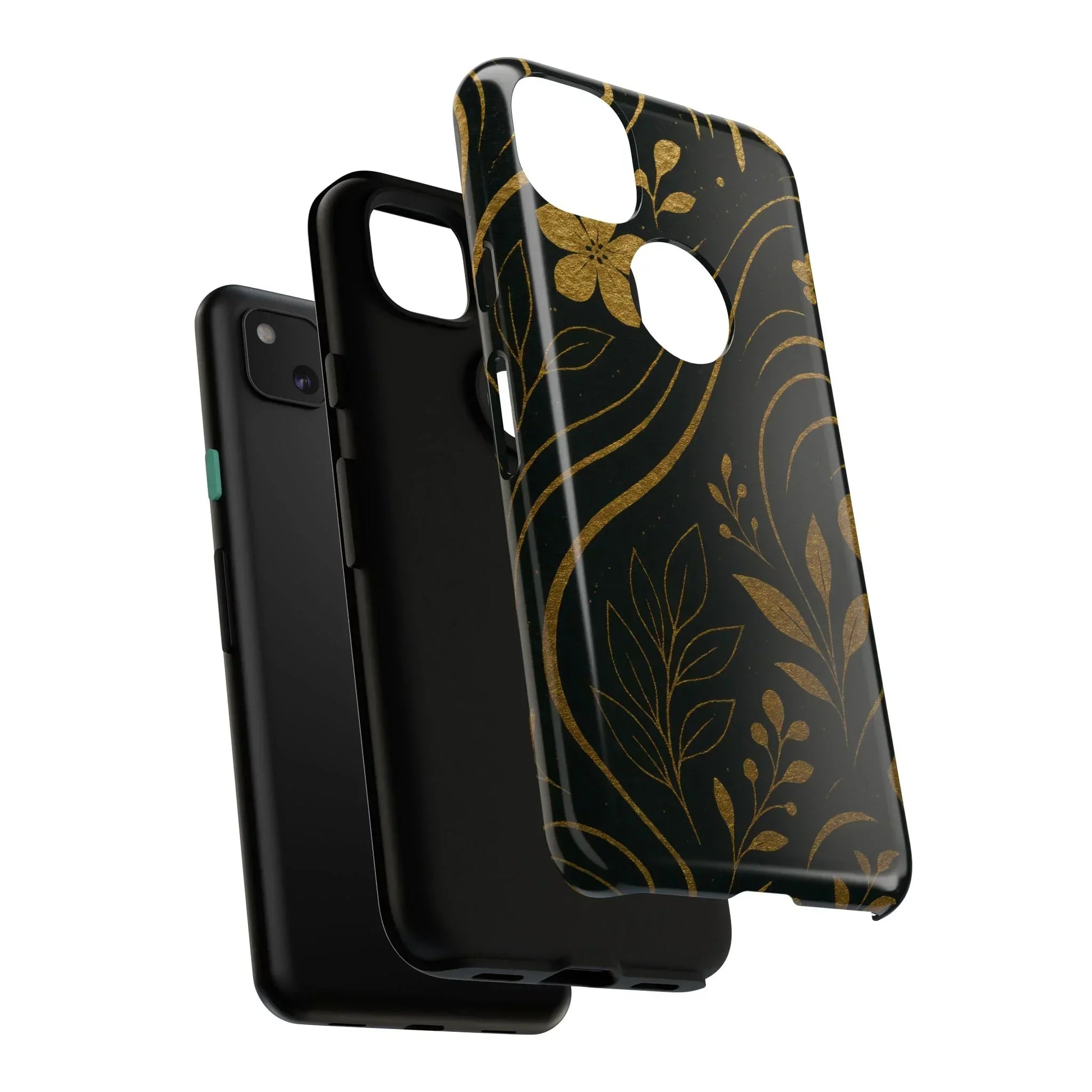 Foil Frenzy Abstract Gold Pattern Phone Case for Samsung Galaxy and Google Pixel - KarArmDesign