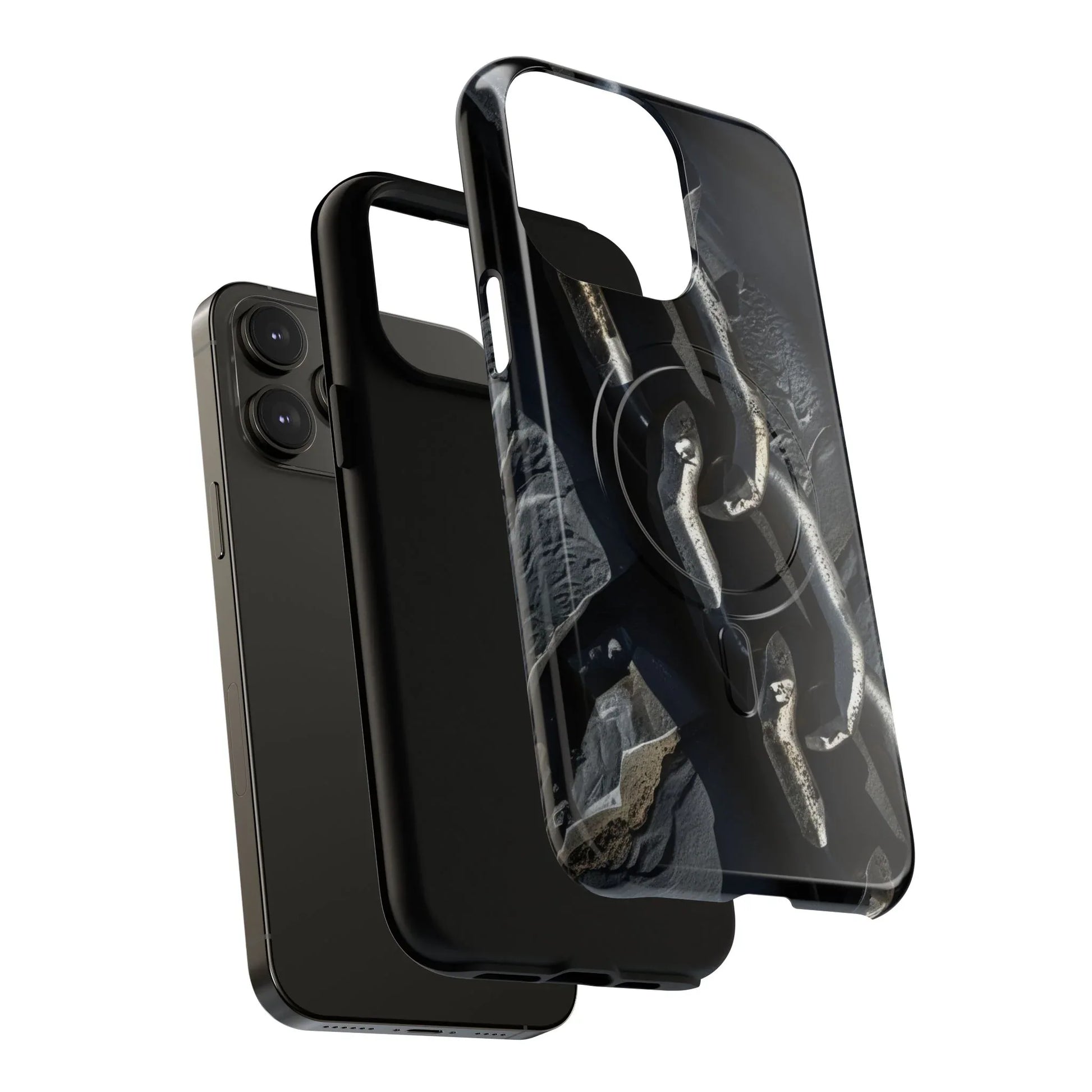 “Iron Chain” Tough Magnetic Phone Case for iPhone 13-17 - KARARMDESIGN