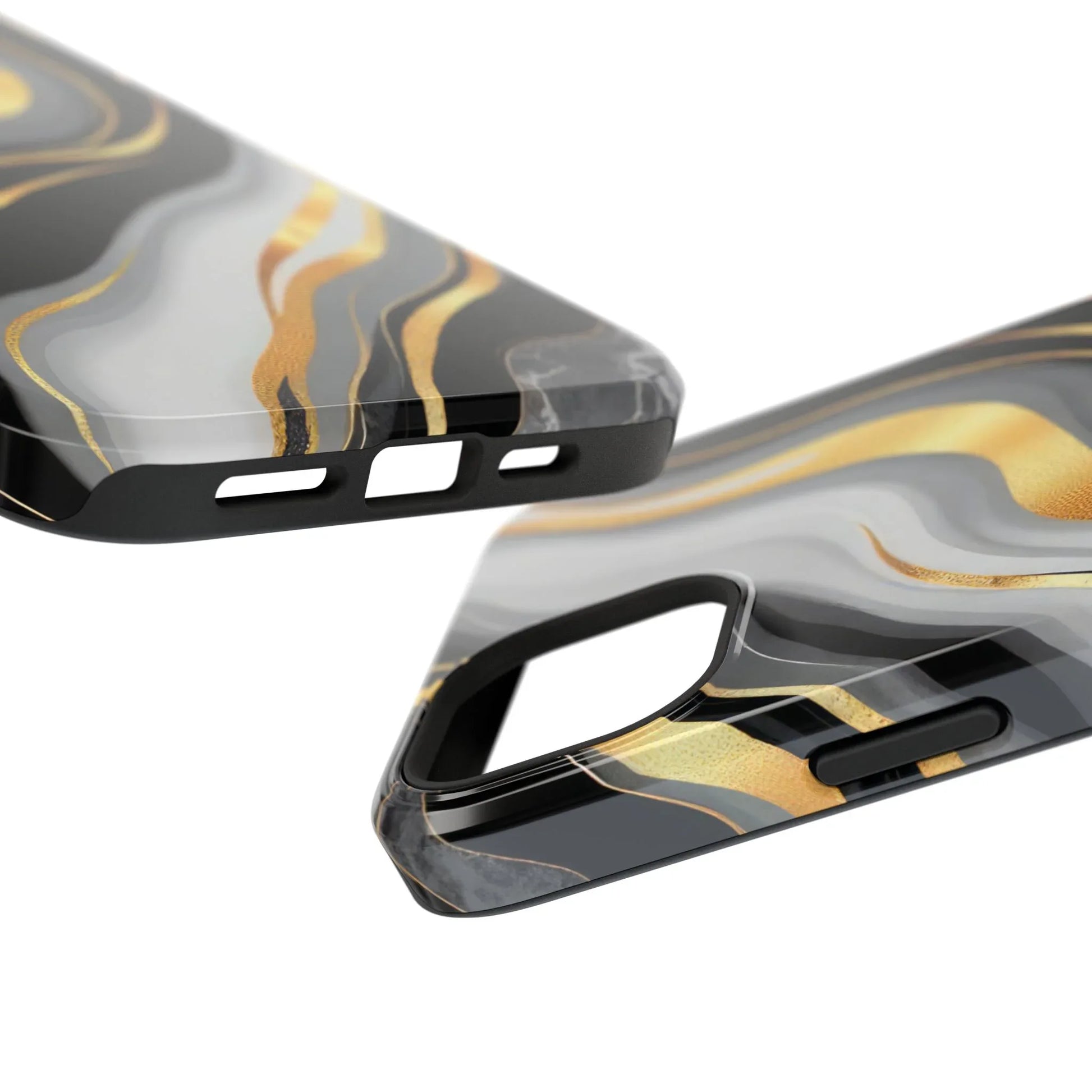 Modern Marble Flow Phone Case for iPhone 11-17 - KARARMDESIGN