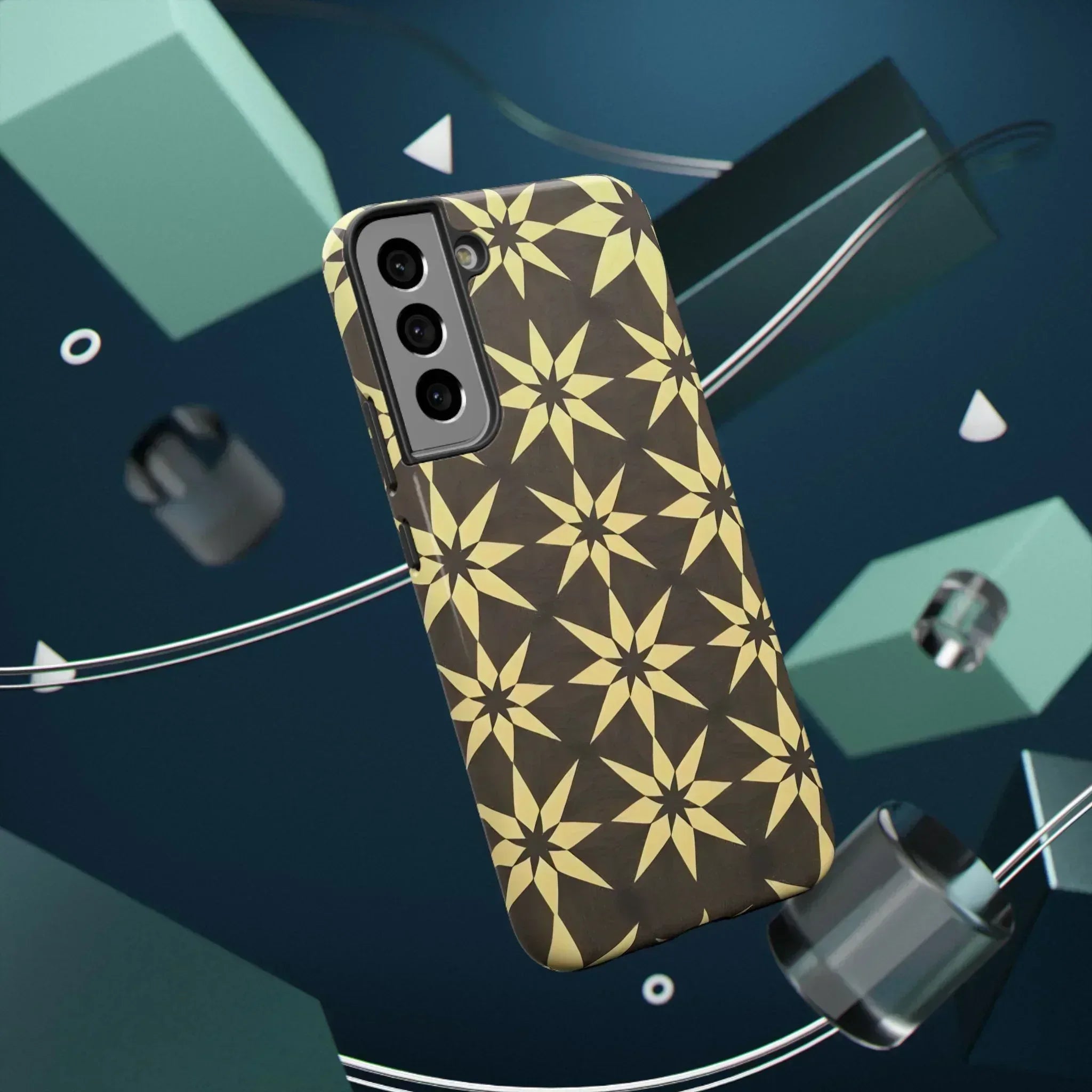 Star Phone Case for iPhone 12-16 and Samsung Galaxy S21-S22 - KARARMDESIGN