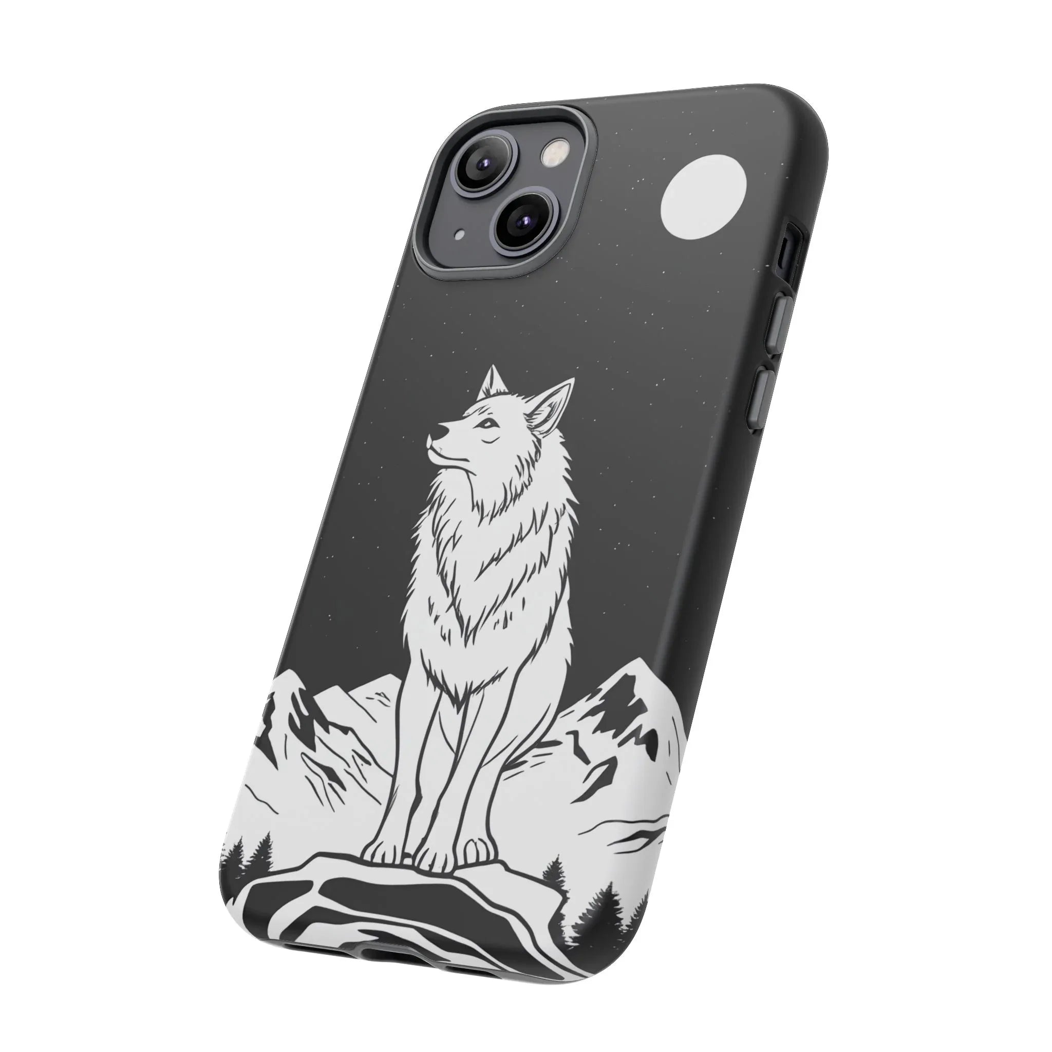Majestic Wolf Phone Case for iPhone and Galaxy - KARARMDESIGN