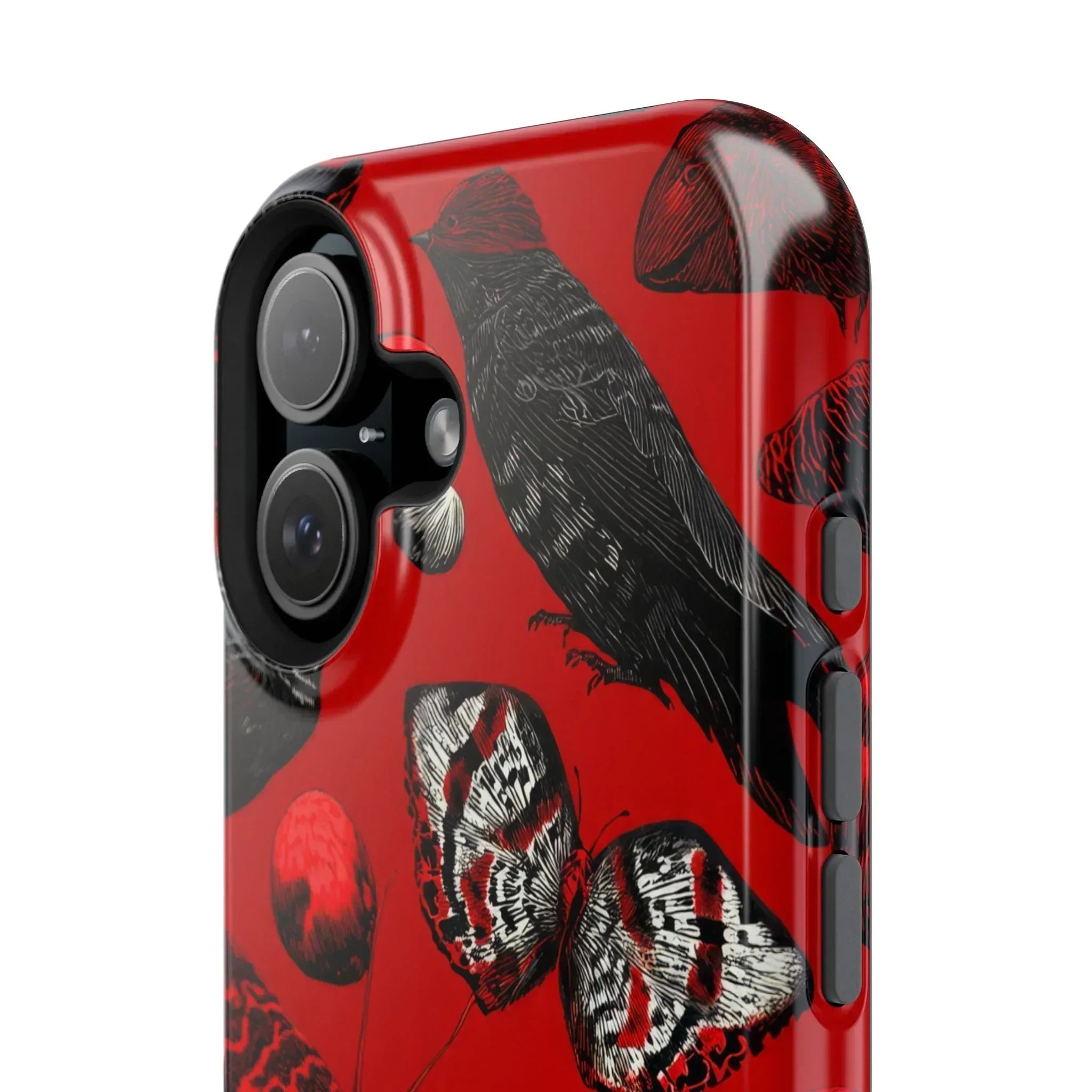 Crimson Wilderness Phone Case for iPhone 11-17 - KARARMDESIGN