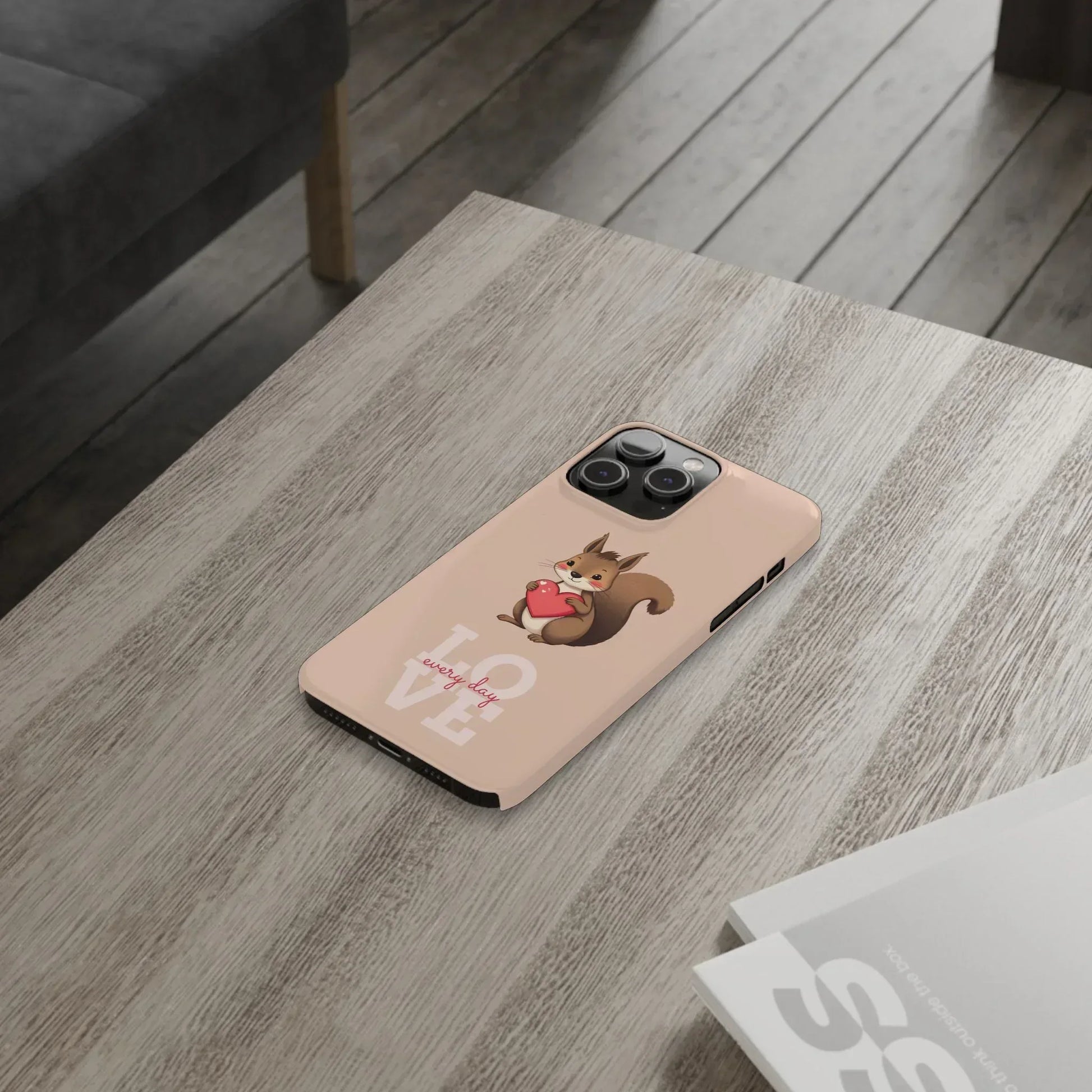 Cute Squirrel Phone Case for iPhone 11-17 - KARARMDESIGN
