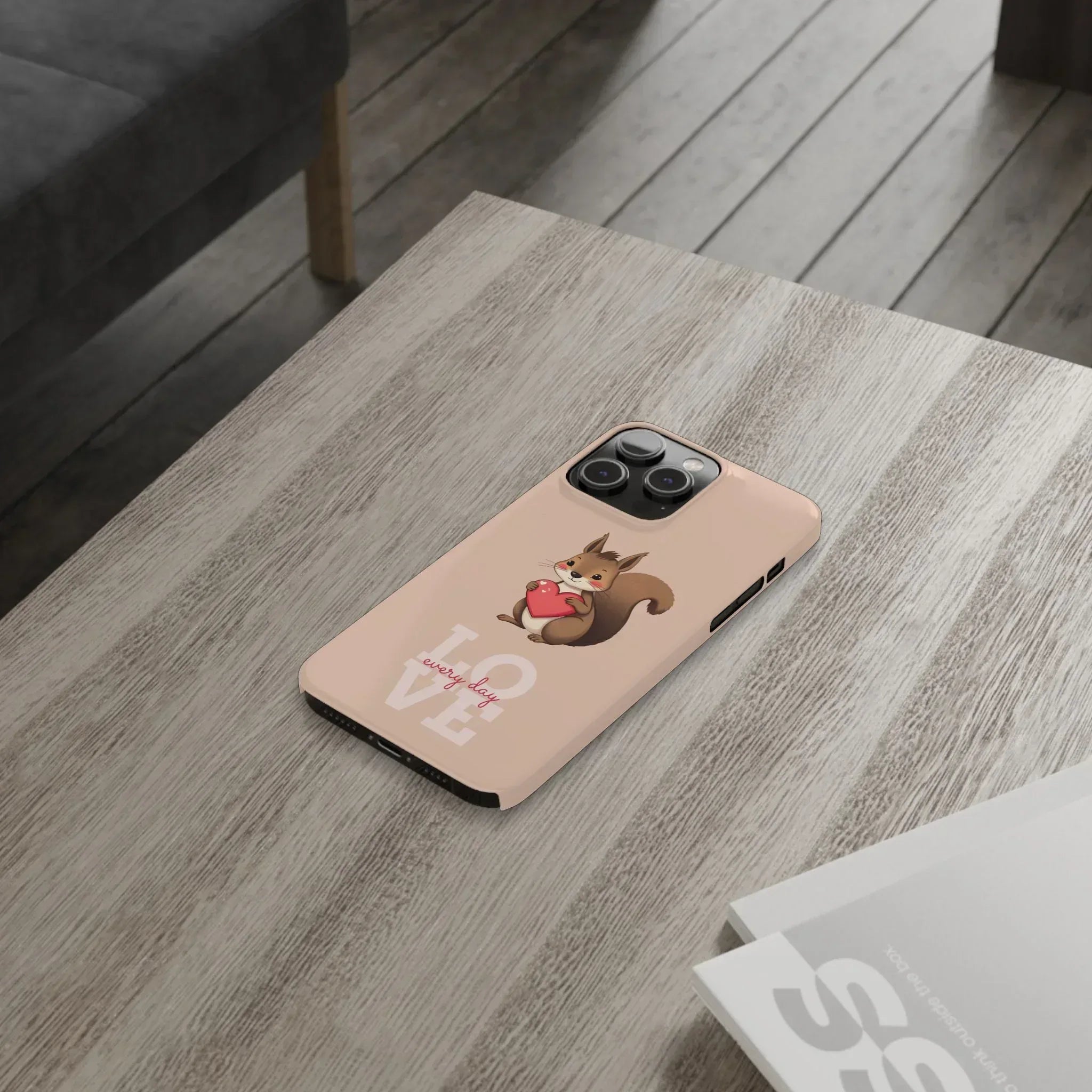 Cute Squirrel Phone Case for iPhone 11-17 - KARARMDESIGN