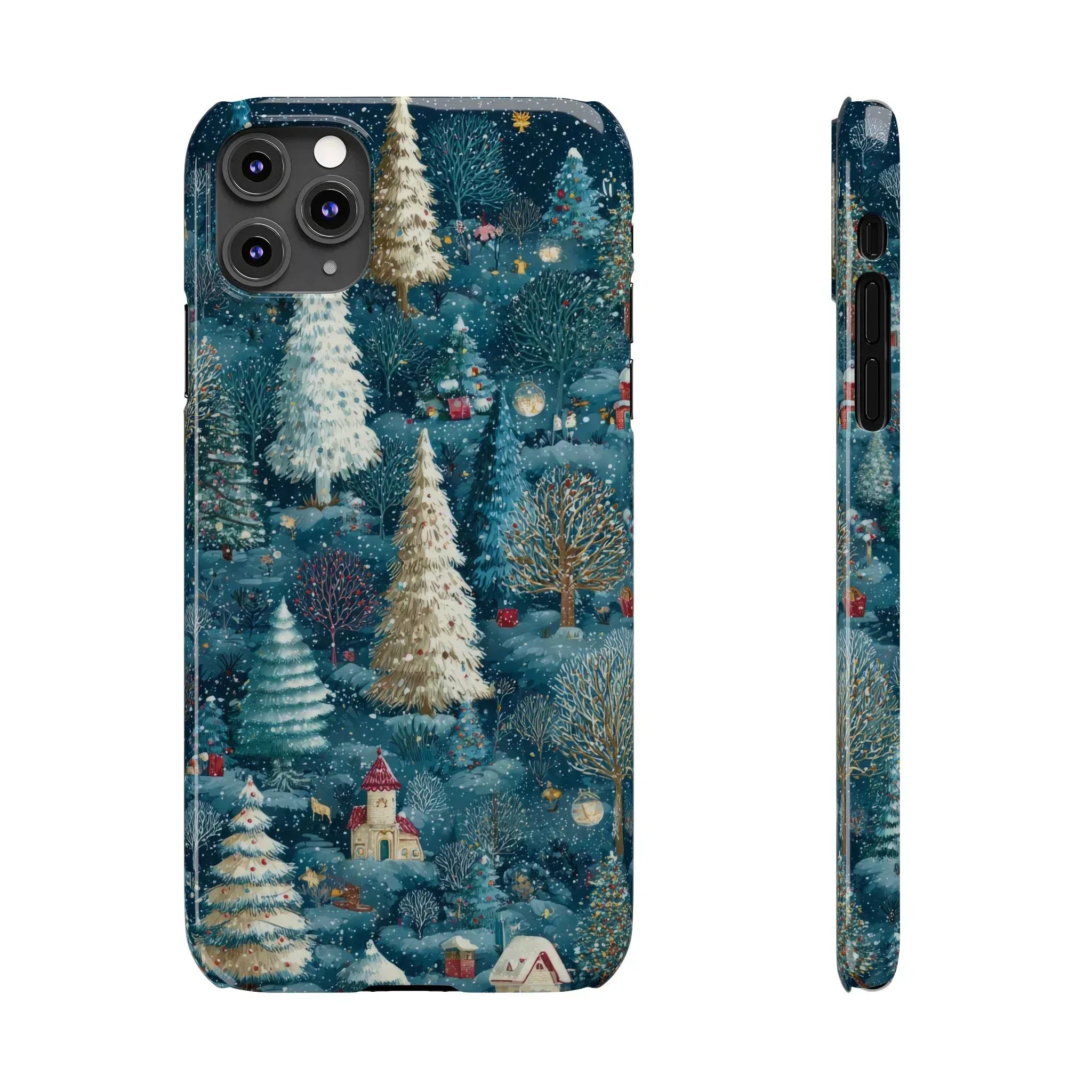 Frosty Forest Phone Case for iPhone 11-17 - KARARMDESIGN