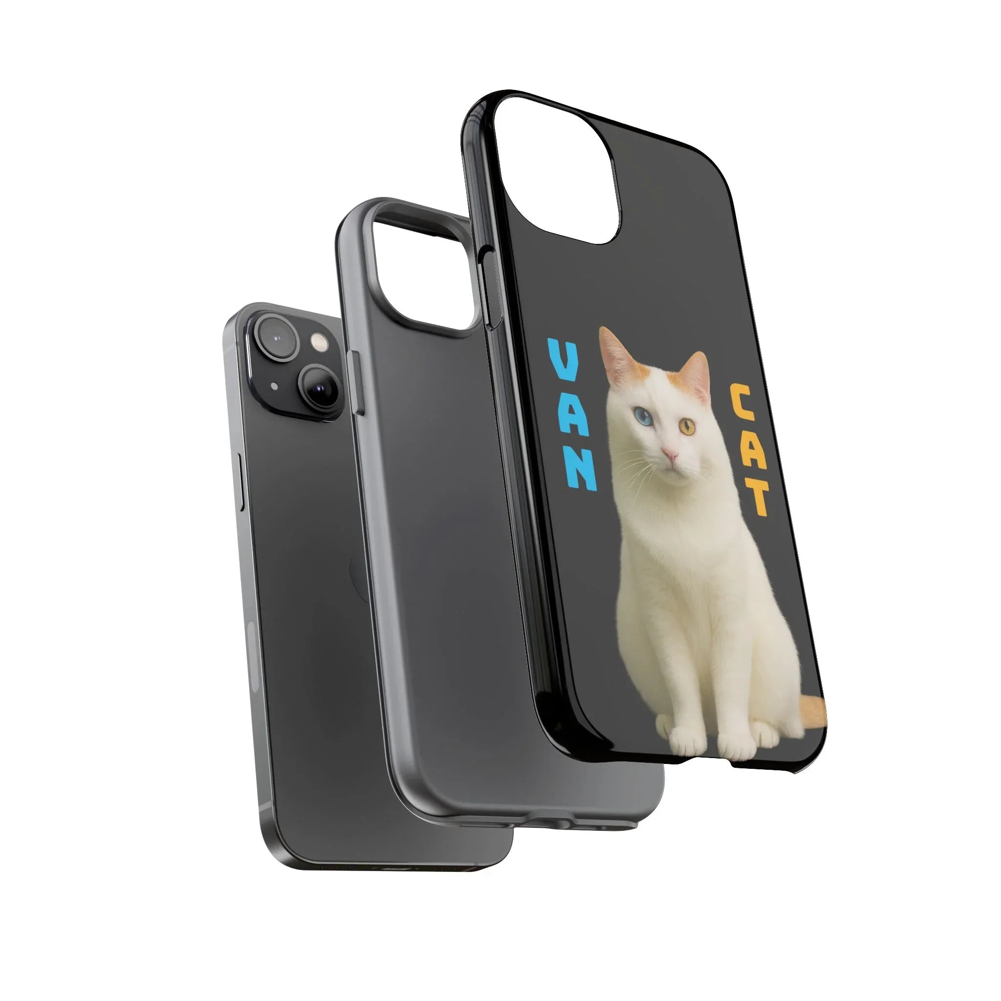 VAN CAT Phone Case for iPhone 8-17 and Galaxy S20-S25 - KARARMDESIGN