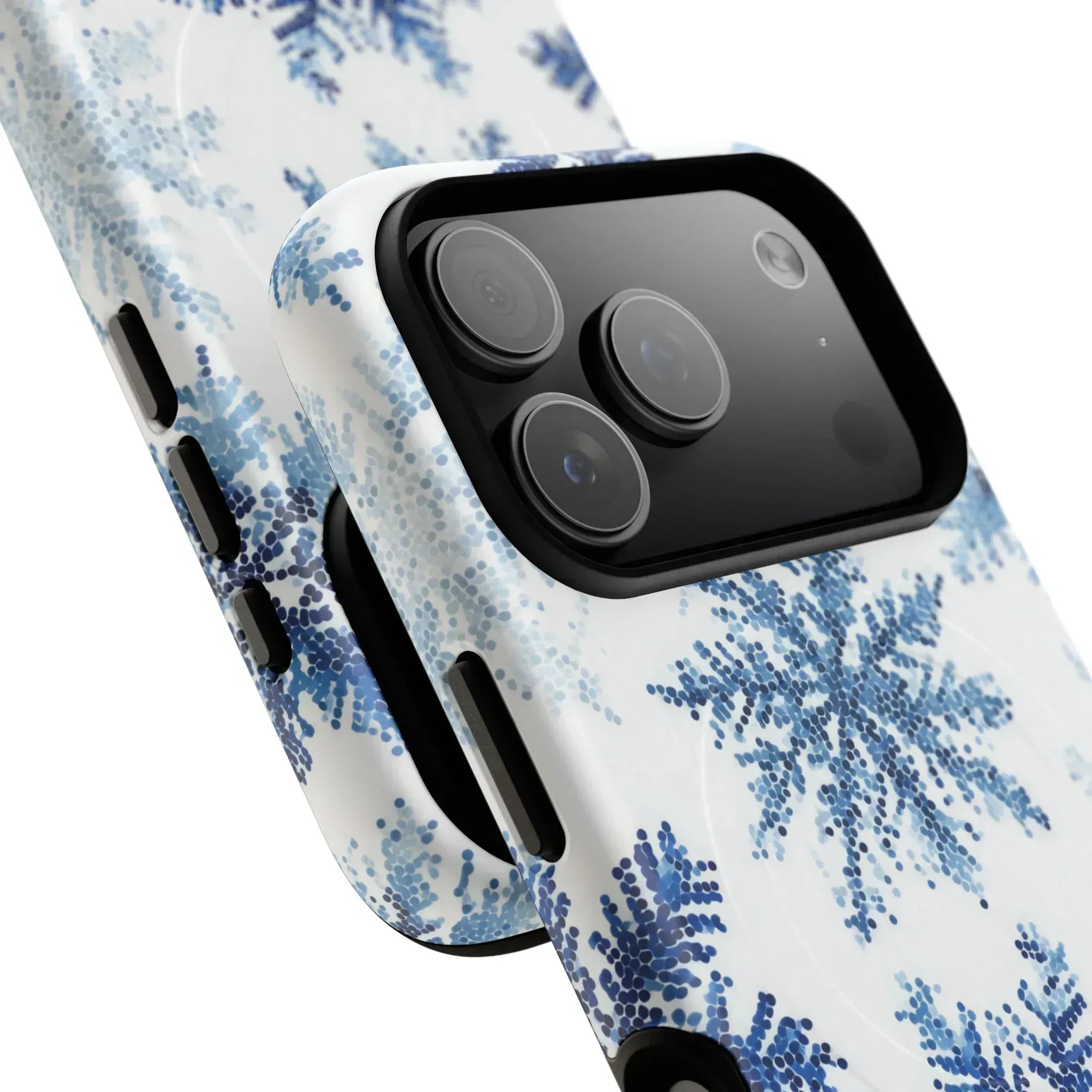 Snowflake Elegance Phone Case for iPhone 13-17 - KARARMDESIGN