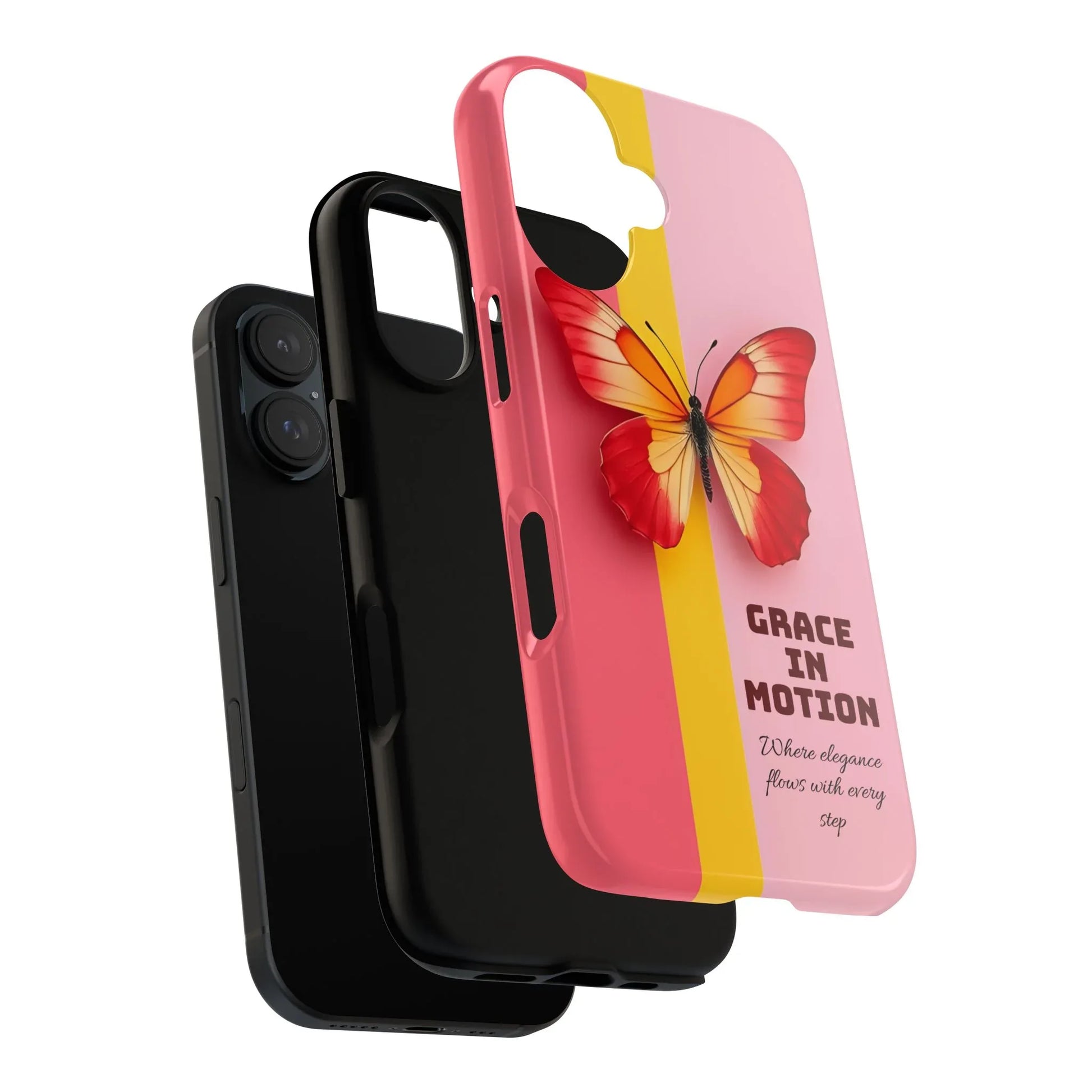Grace in Motion – Elegant Phone Case for iPhone, Galaxy & Pixel - KARARMDESIGN