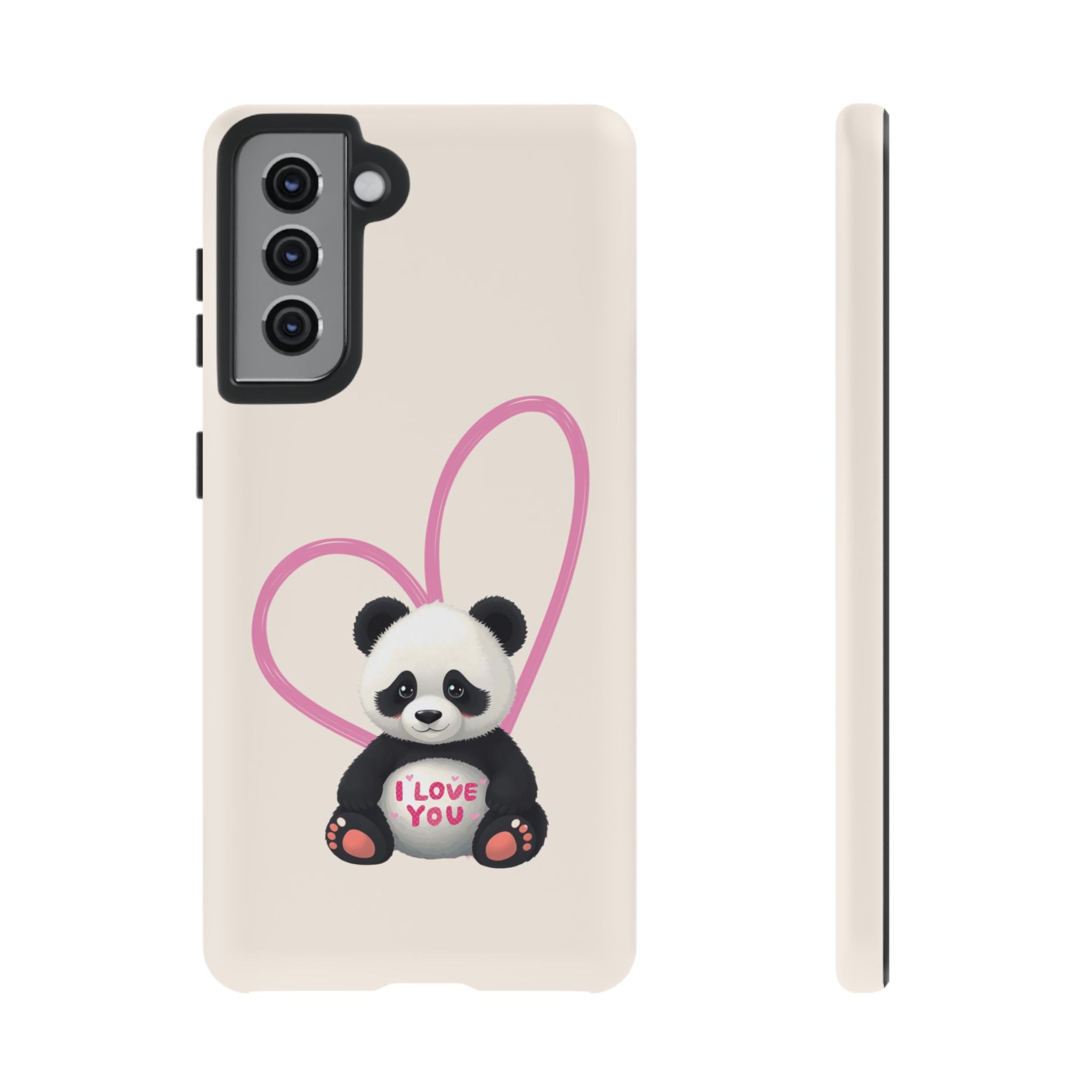 Adorable Panda Love Phone Case – Samsung Galaxy S20-S26