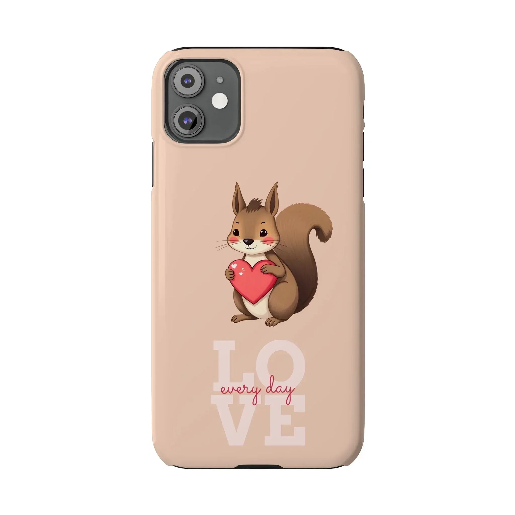 Cute Squirrel Phone Case for iPhone 11-17 - KARARMDESIGN