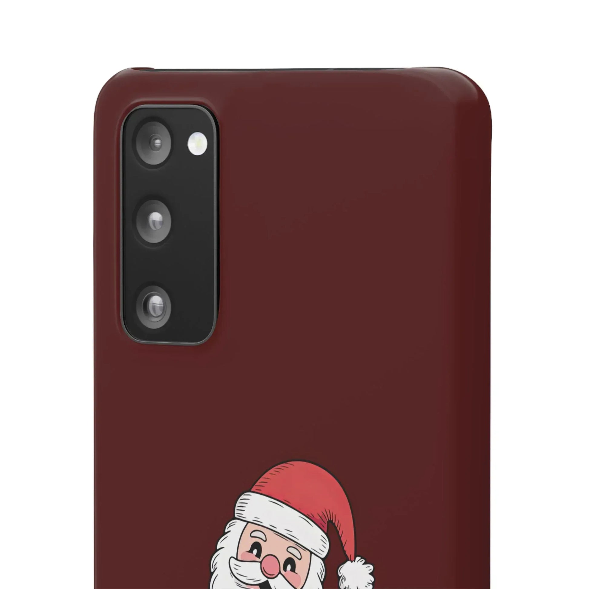 Crimson Claus Phone Case for iPhone 8-17 and Galaxy S20-S25 - KARARMDESIGN