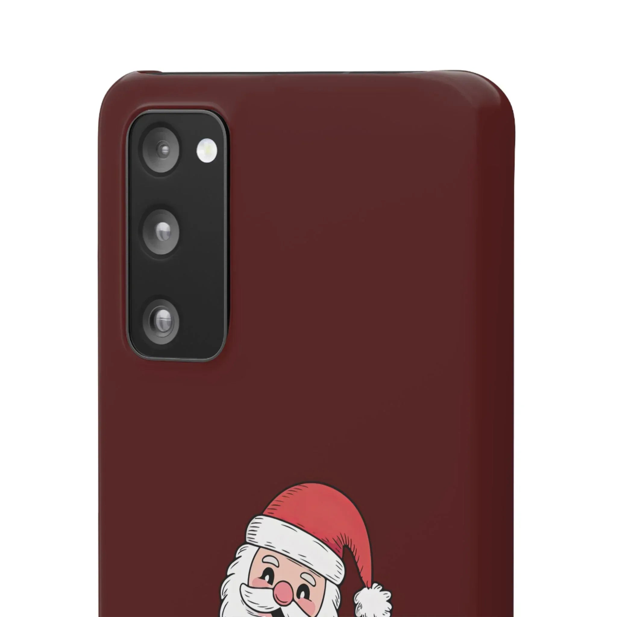 Crimson Claus Phone Case for iPhone 8-17 and Galaxy S20-S25 - KARARMDESIGN