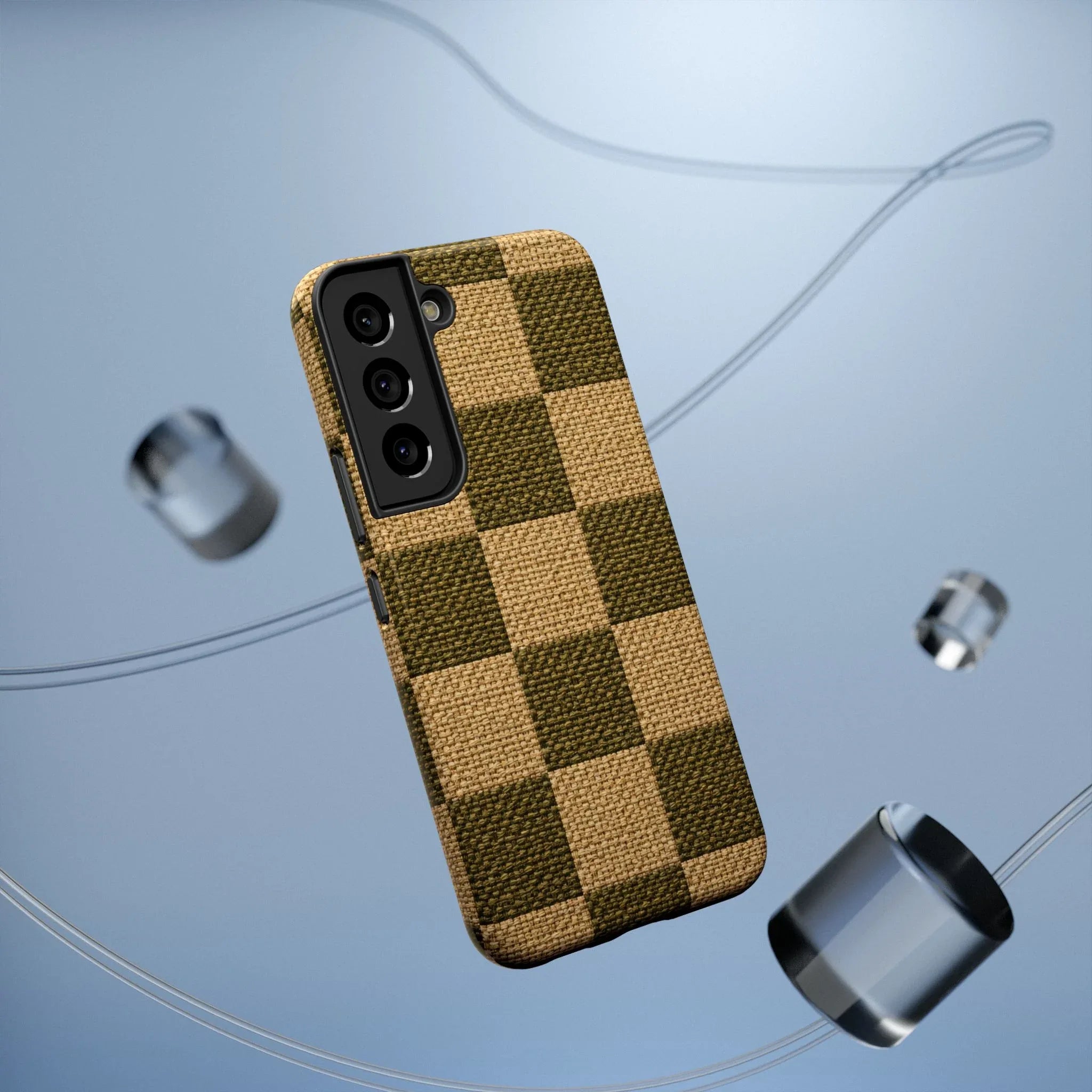 Rustic Woven Phone Case for iPhone 11-17 and Galaxy S21-S22 - KARARMDESIGN