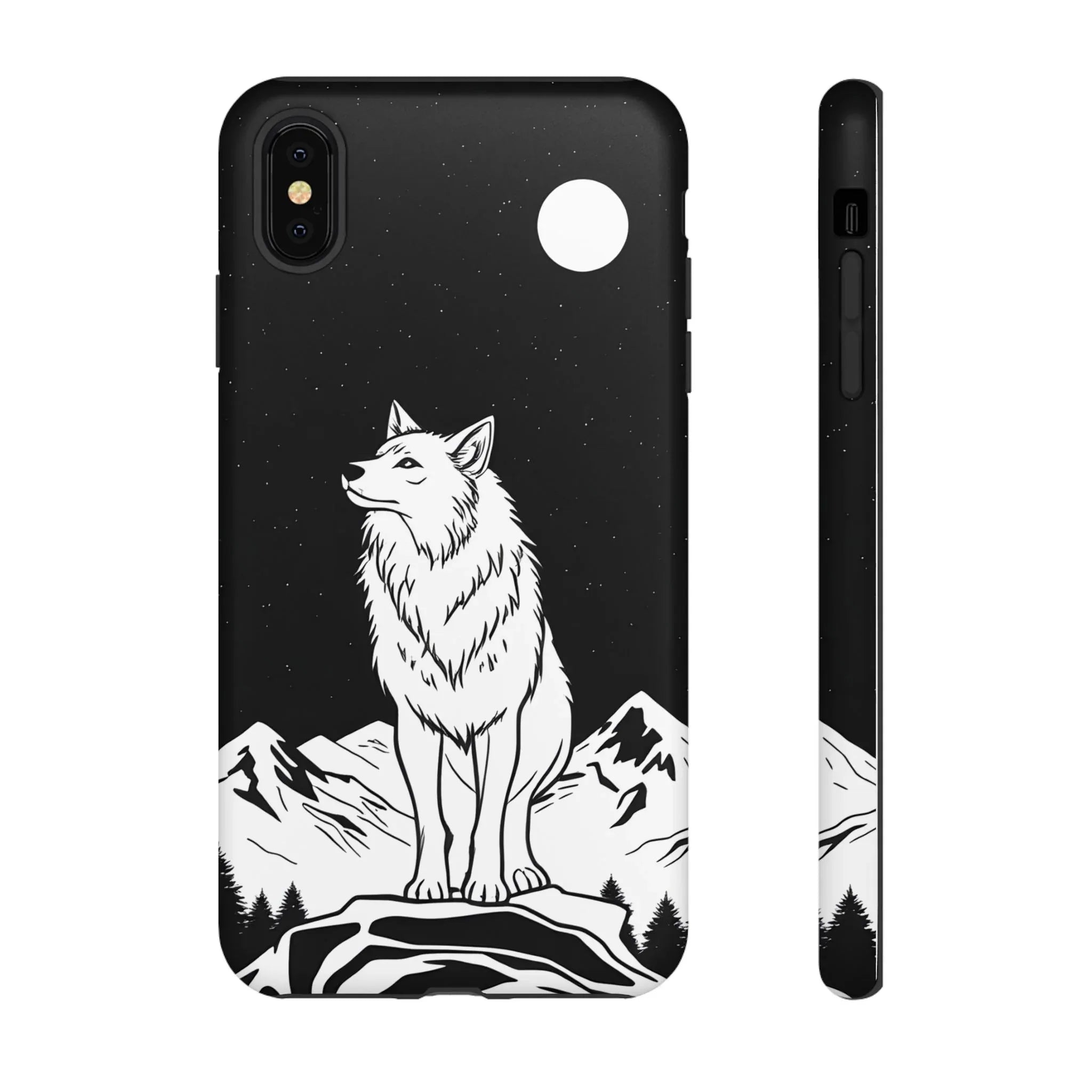 Majestic Wolf Phone Case for iPhone and Galaxy - KARARMDESIGN