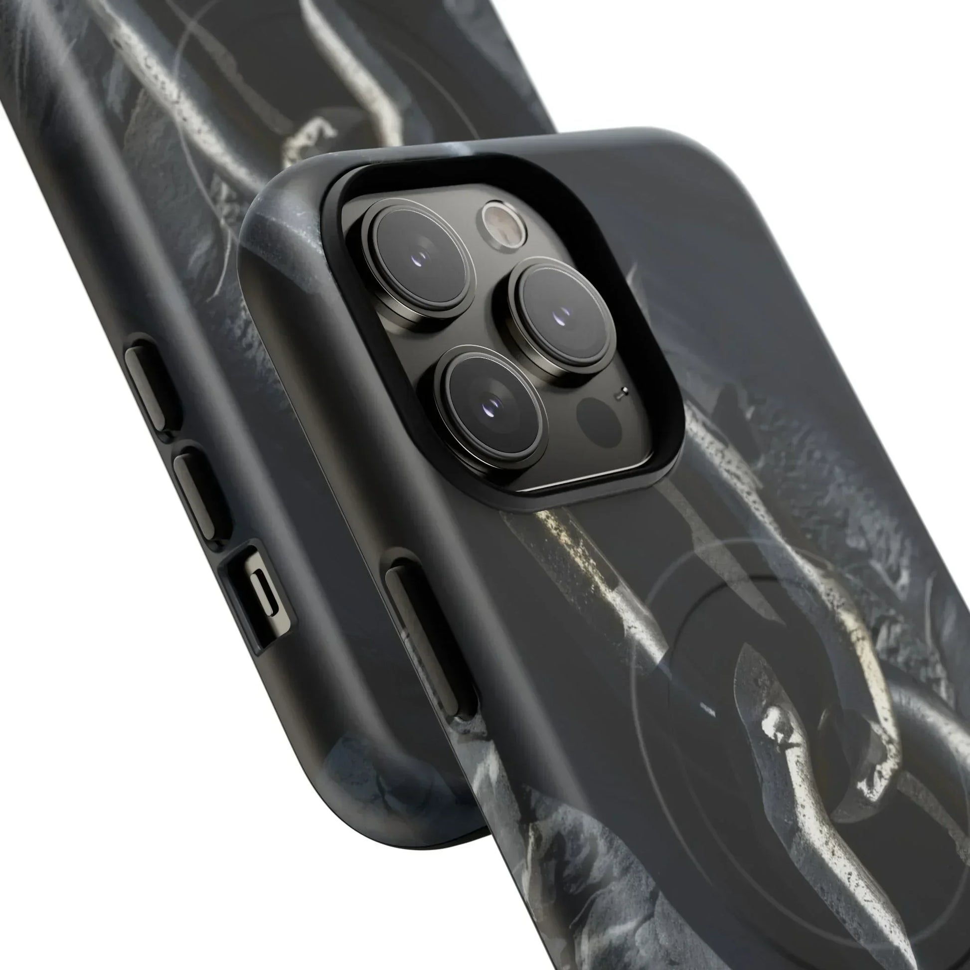 “Iron Chain” Tough Magnetic Phone Case for iPhone 14-16 Models - KarArmDesign