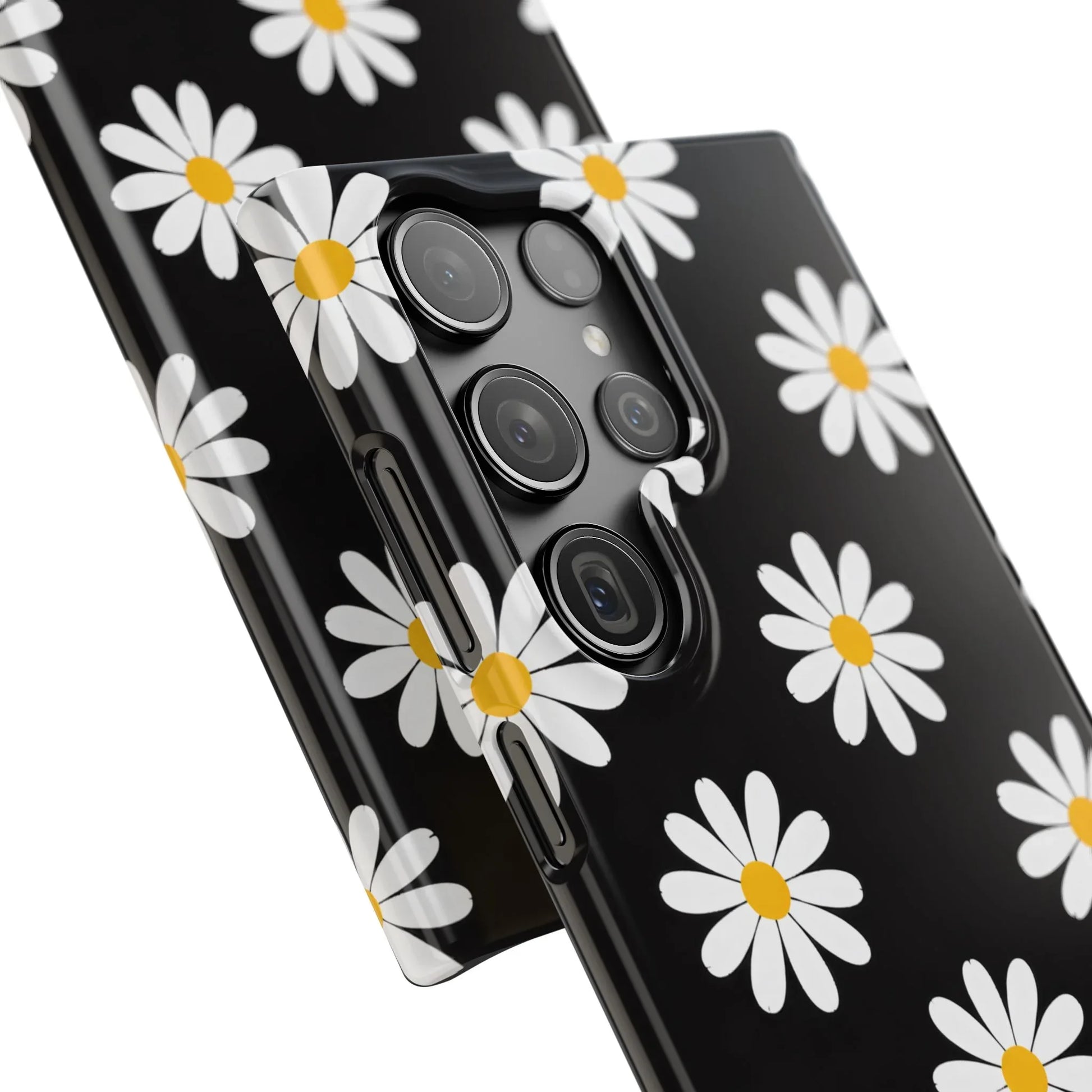 Daisy Charm Phone Case for iPhone 11-17 and Galaxy S20-S25 - KARARMDESIGN