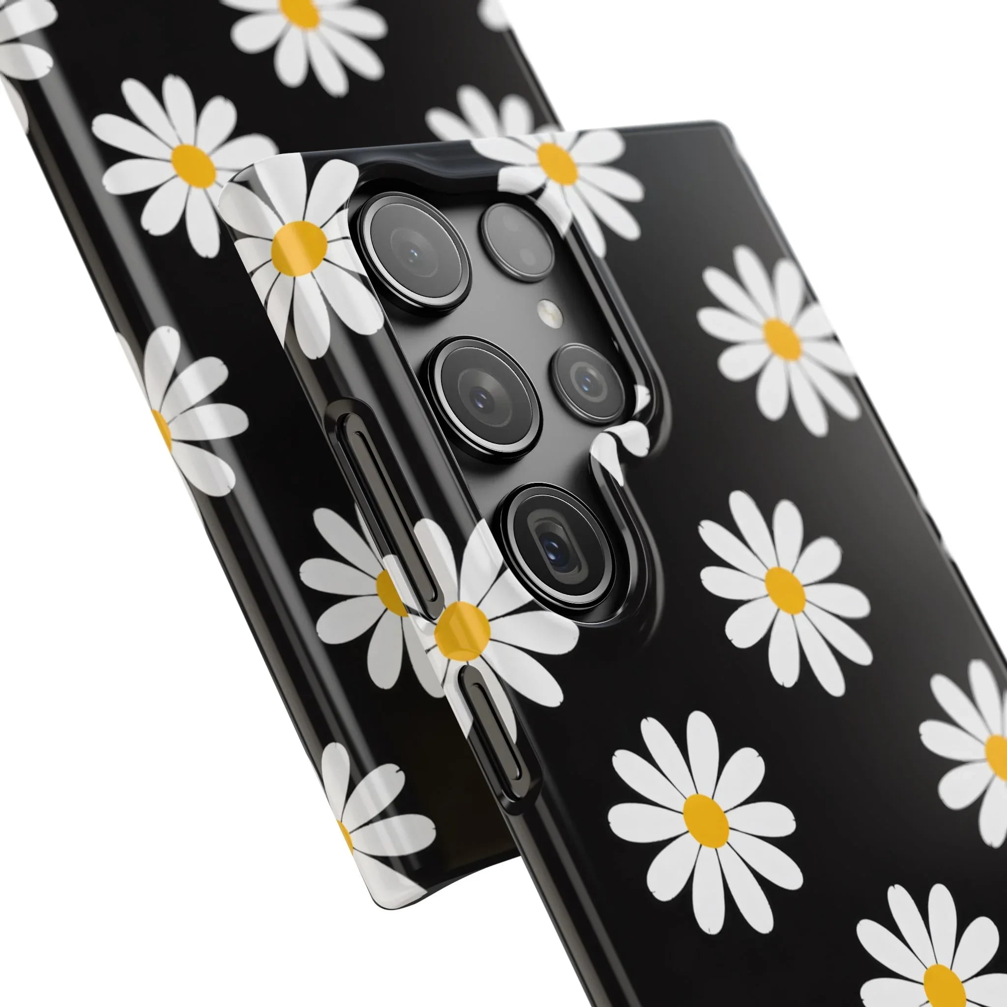 Daisy Charm Phone Case for iPhone 11-17 and Galaxy S20-S25 - KARARMDESIGN