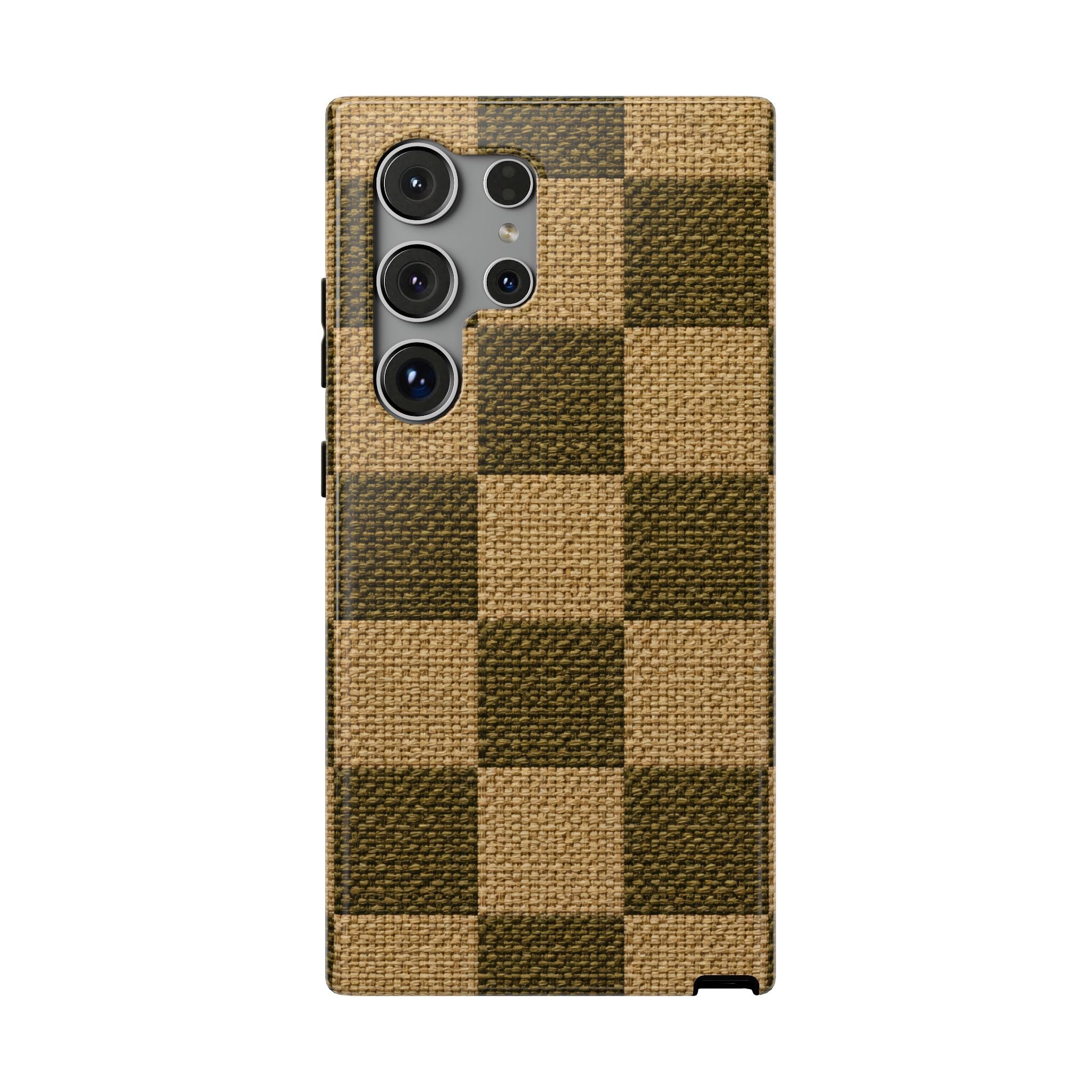 Rustic Woven Phone Case for iPhone 11-17 and Galaxy S22-S26