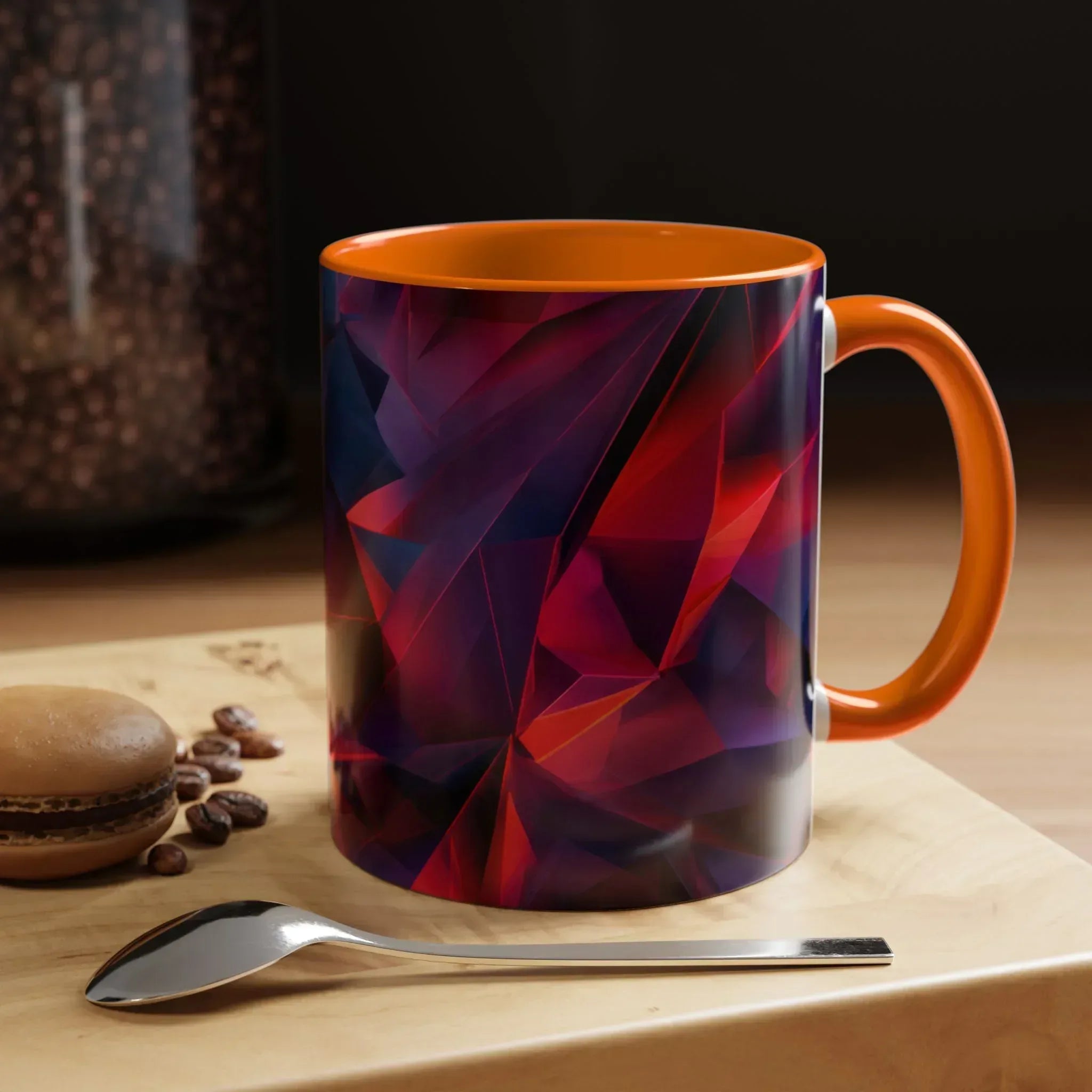 Crystalline Ember Ceramic Mug - Accent Coffee Mug (11, 15oz) - KARARMDESIGN