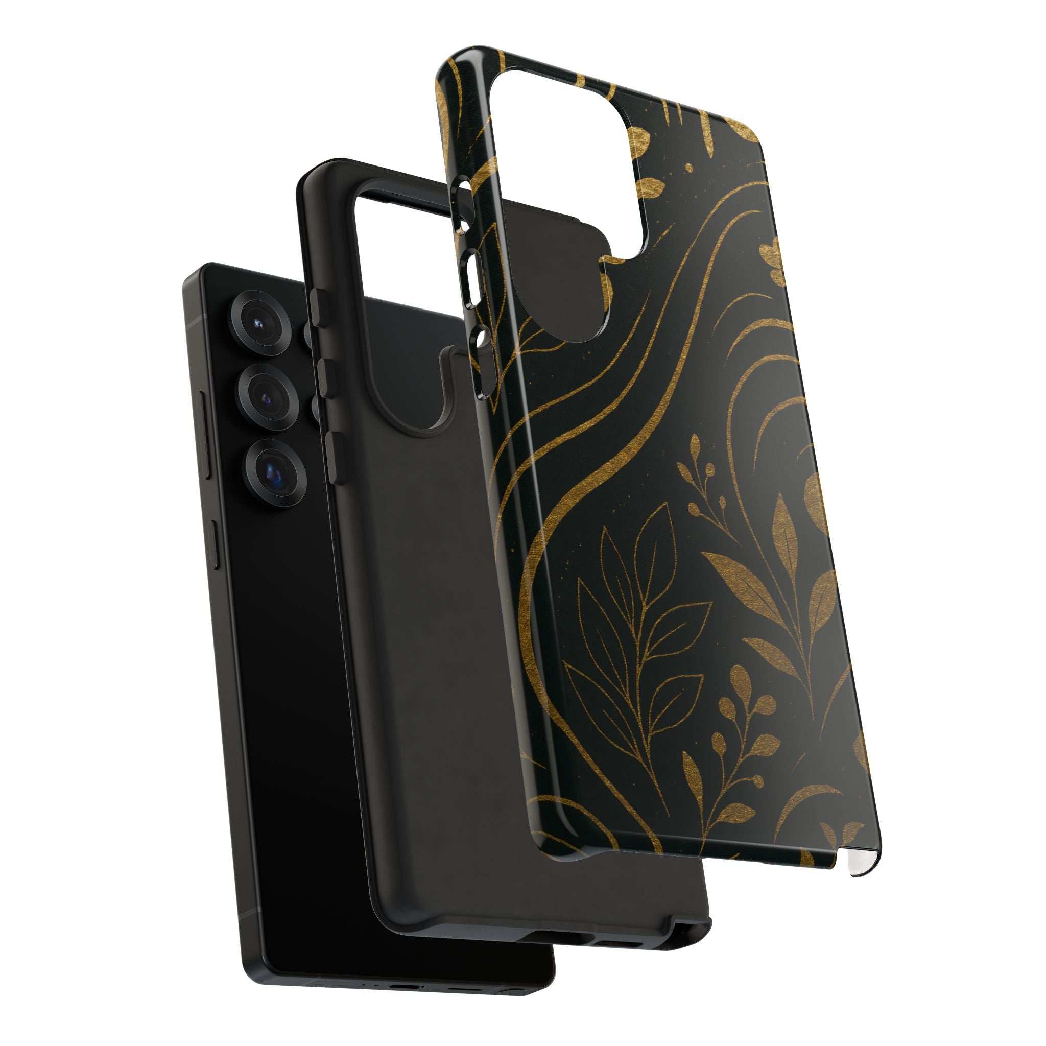 Gold Pattern Tough Phone Case for Samsung Galaxy & Google Pixel
